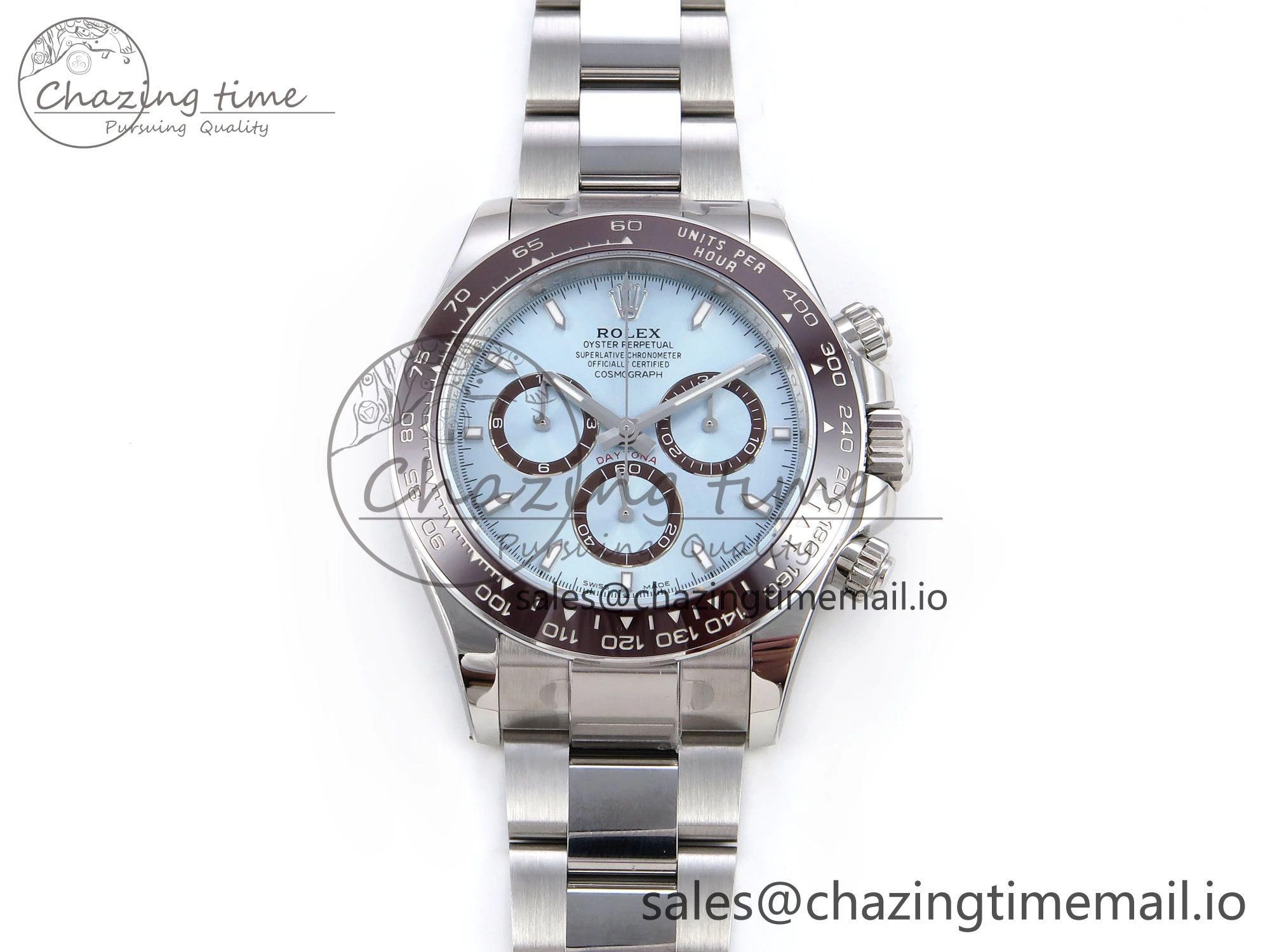 Bold Daytona 126506 APSF 1:1 Best Edition 904L Steel Ice Blue Dial on SS Braclet SH 1236
