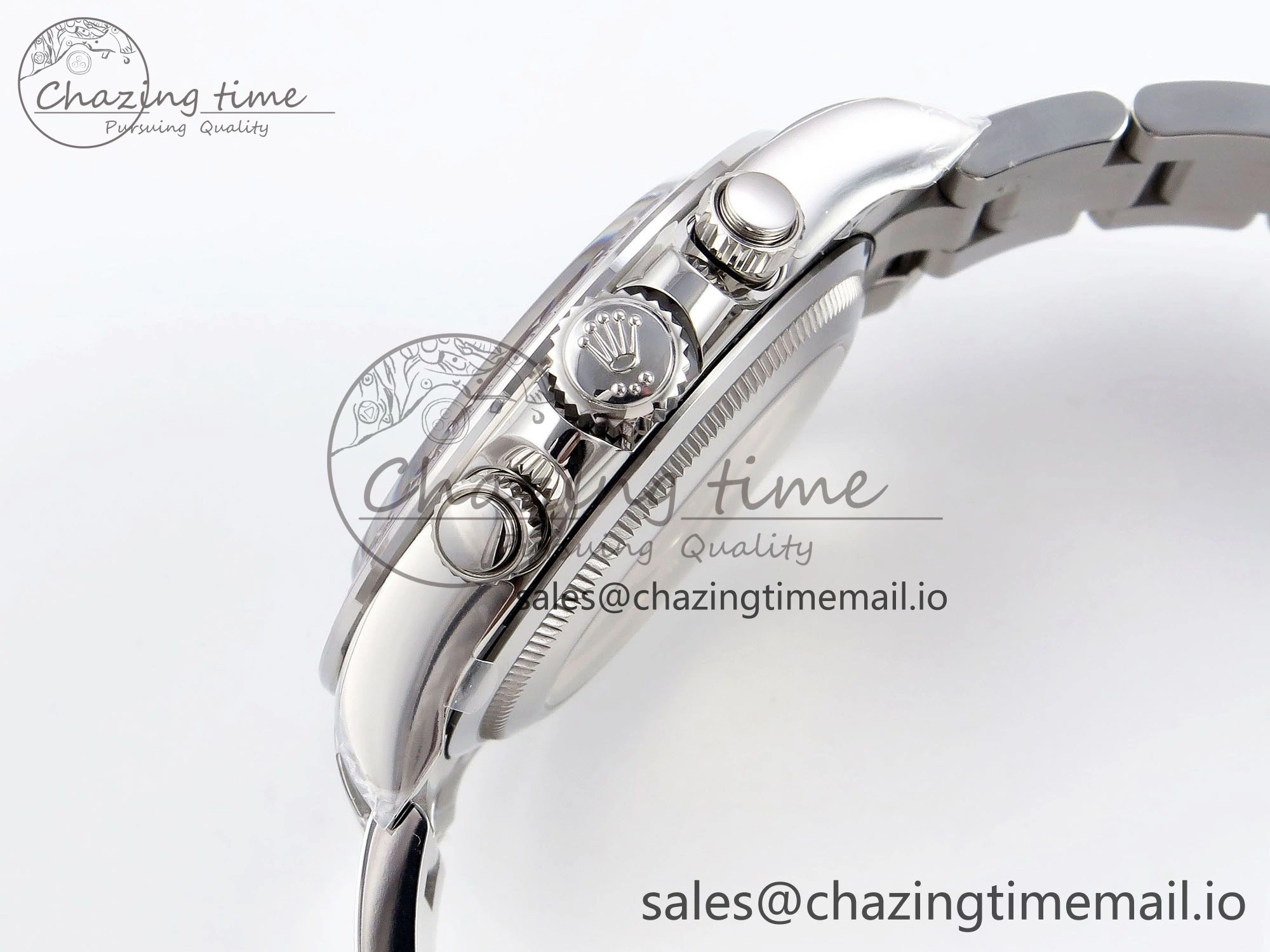 Snug Daytona 126506 APSF 1:1 Best Edition 904L Steel Ice Blue Diamonds Markers Dial on SS Braclet SH 1239