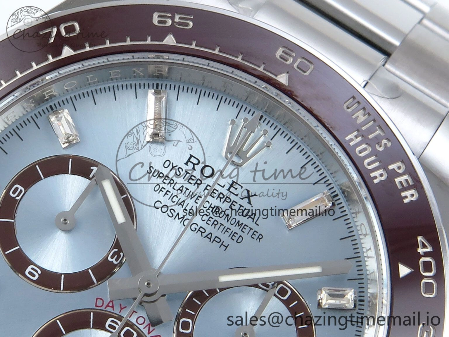 Daytona 126506 APSF 1:1 Best Edition Ice Blue Crystal Dial on SS Braclet SH Minimalist 731