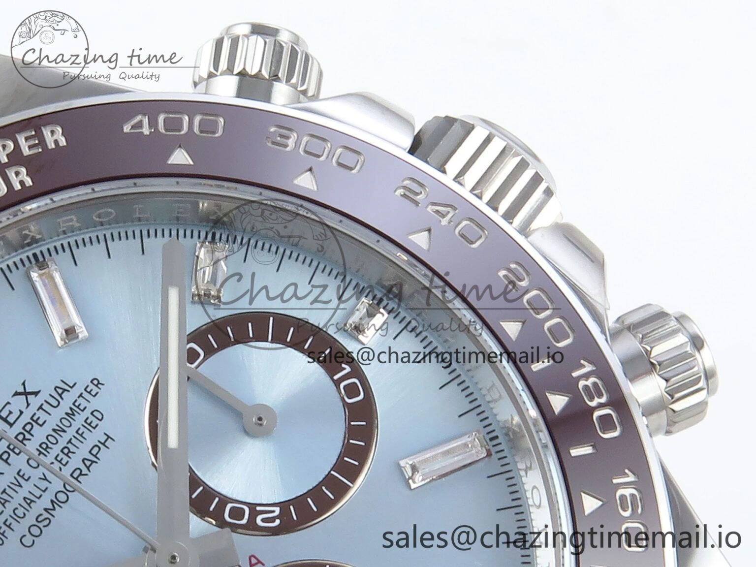 Daytona 126506 APSF 1:1 Best Edition Ice Blue Crystal Dial on SS Braclet SH Minimalist 731