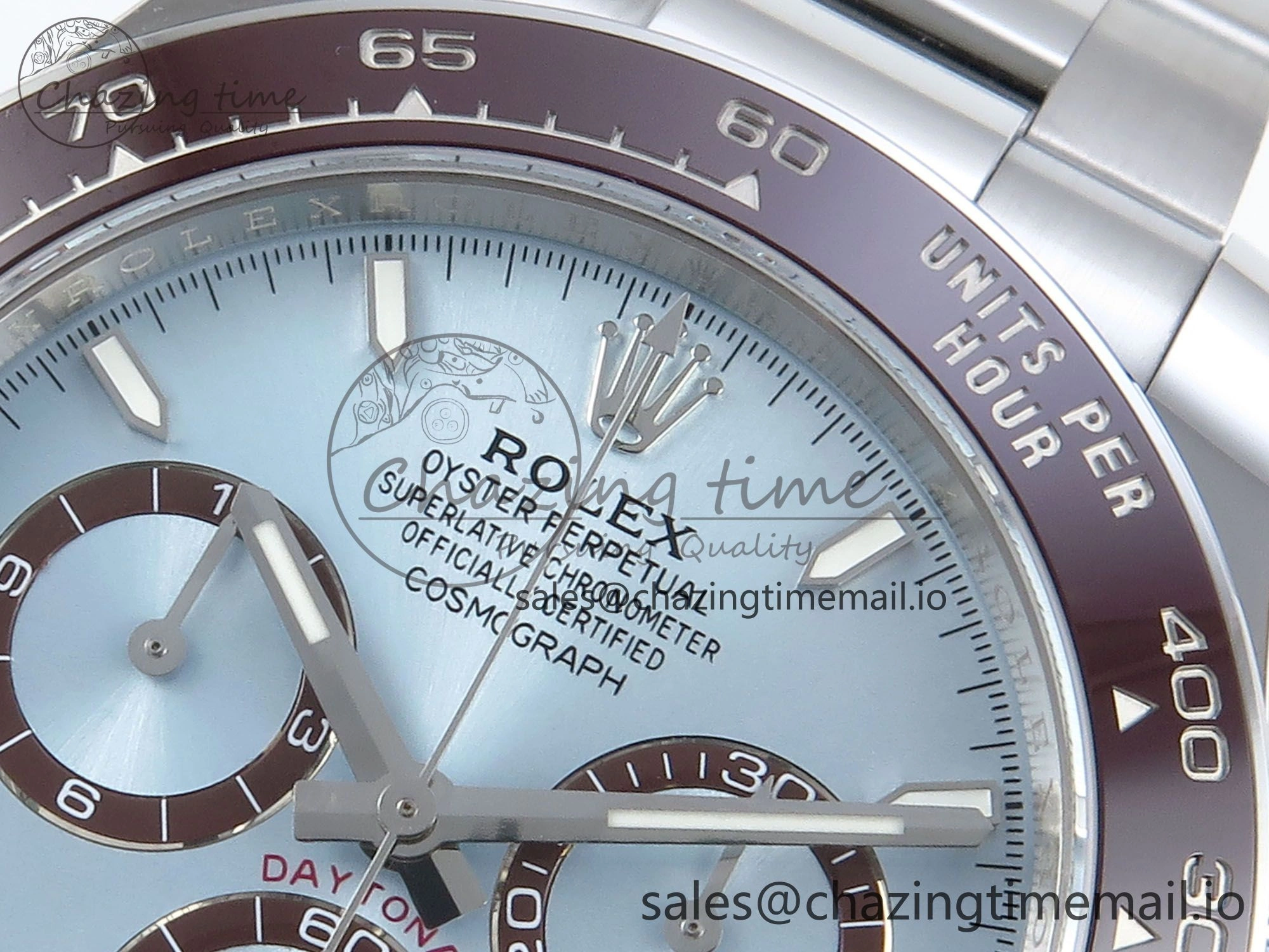 DailyWear Daytona 126506 APSF 1:1 Best Edition Ice Blue Stick Dial on SS Braclet SH 732