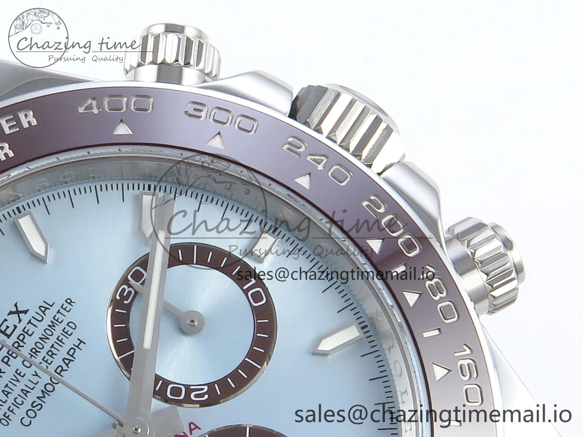 DailyWear Daytona 126506 APSF 1:1 Best Edition Ice Blue Stick Dial on SS Braclet SH 732