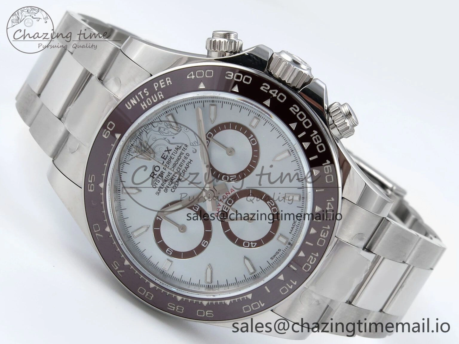 Daytona 126506 AR+F 1:1 Best Edition Ice Blue Dial Lume Marker on SS Braclet SH MultiPurpose 853