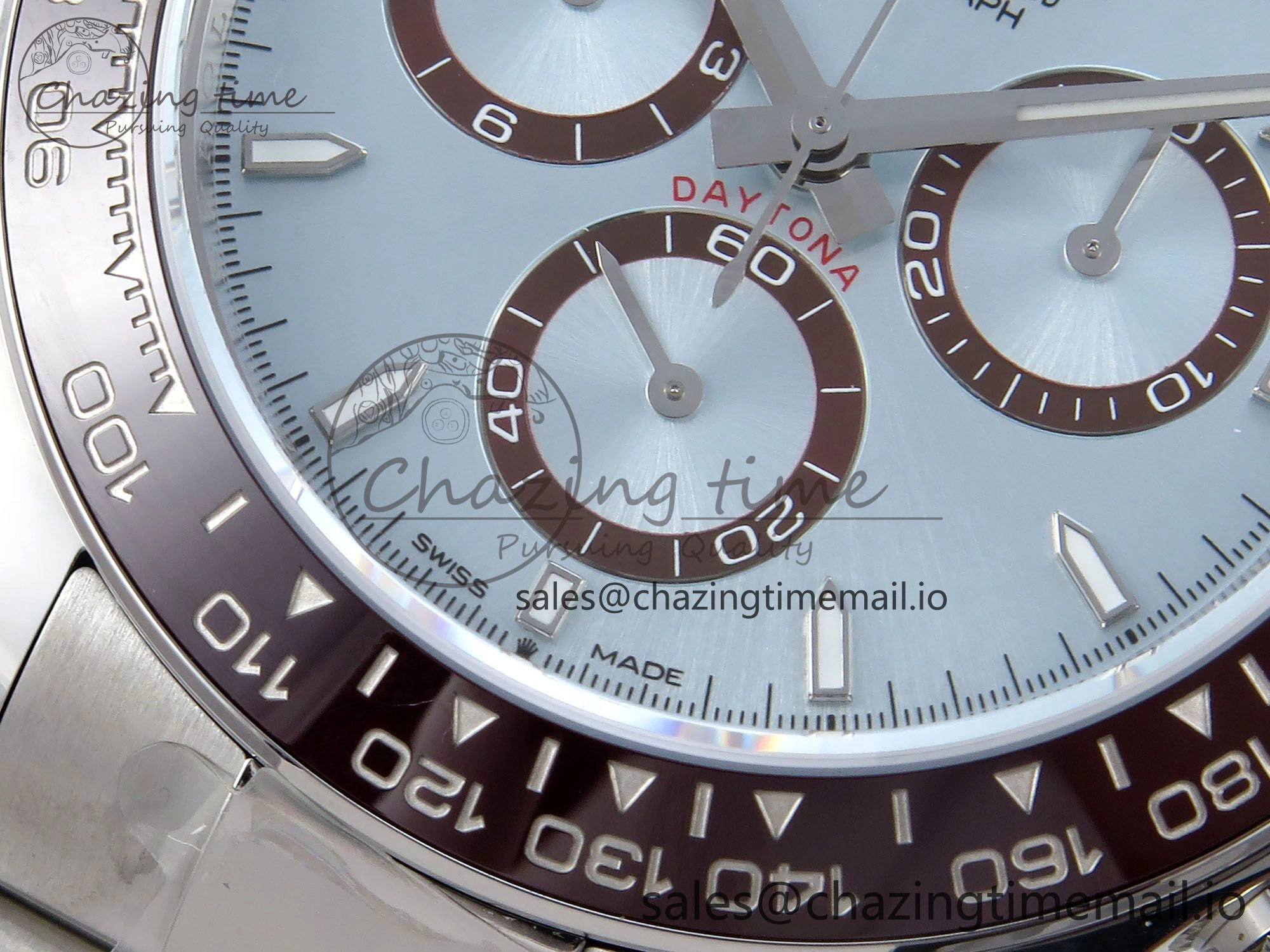 Daytona 126506 AR+F 1:1 Best Edition Ice Blue Dial Lume Marker on SS Braclet SH MultiPurpose 853