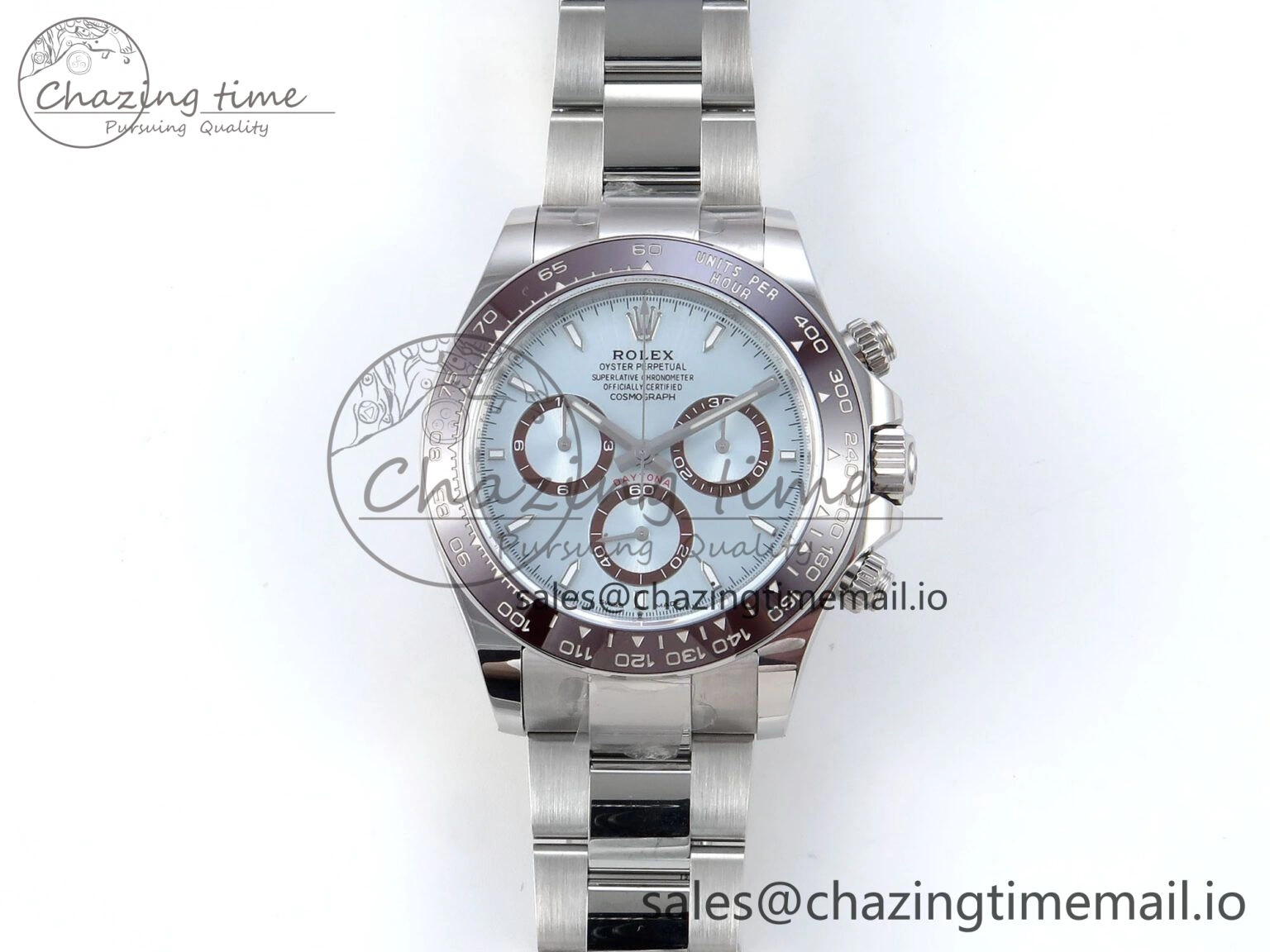 Daytona 126506 AR+F 1:1 Best Edition Ice Blue Dial Lume Marker on SS Braclet SH MultiPurpose 853
