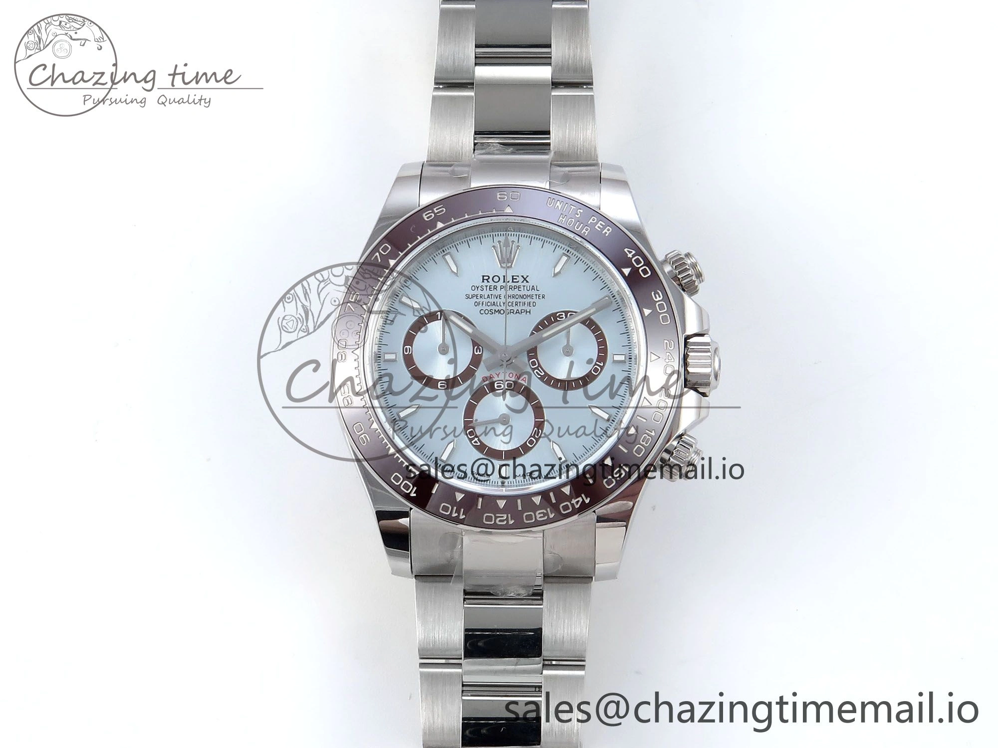 Daytona 126506 AR+F 1:1 Best Edition Ice Blue Dial Lume Marker on SS Braclet SH MultiPurpose 853