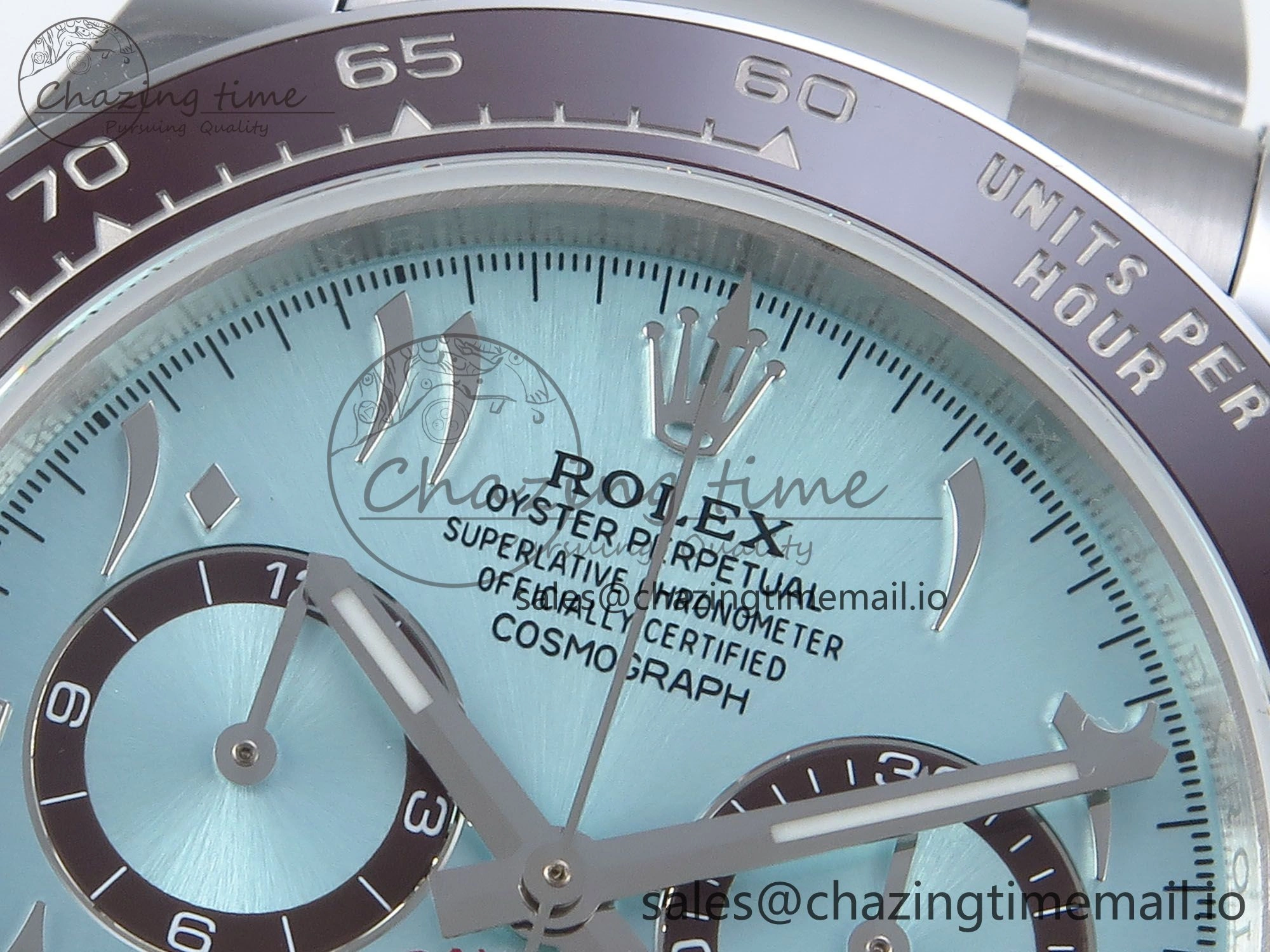 Daytona 126506 Arabic QF 1:1 Best Edition Ice Blue Dial on SS Bracelet QF4131 V QuickDry 288