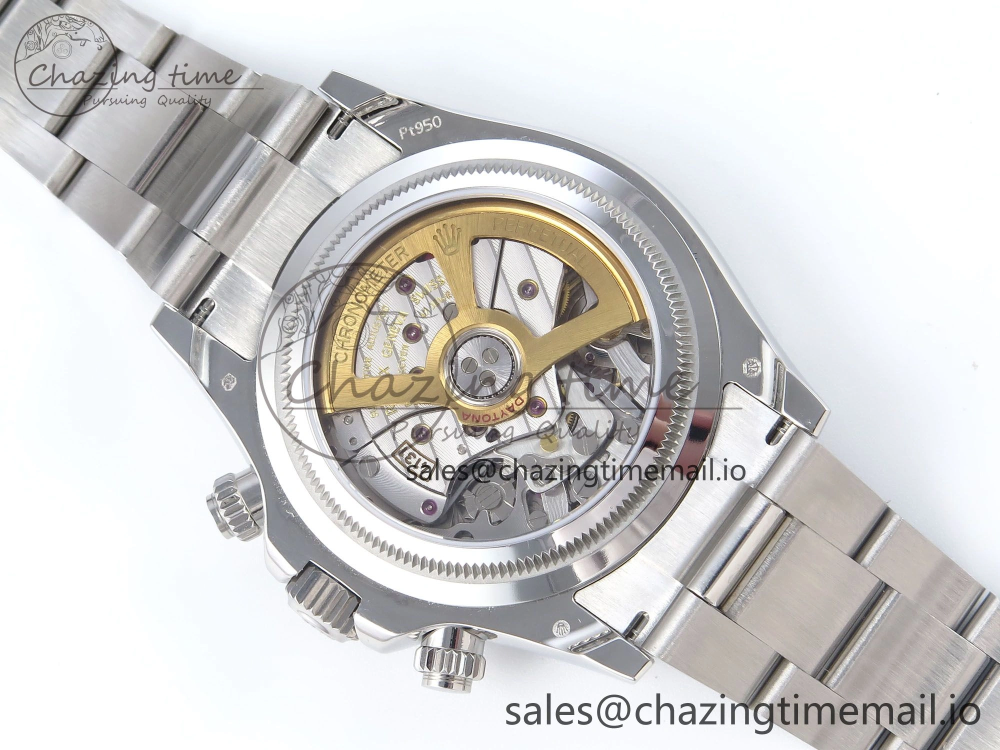 Durable Daytona 126506 Arabic QF 1:1 Best Edition Ice Blue Dial on SS Bracelet SH4131 V6 (Gain Weight) 372