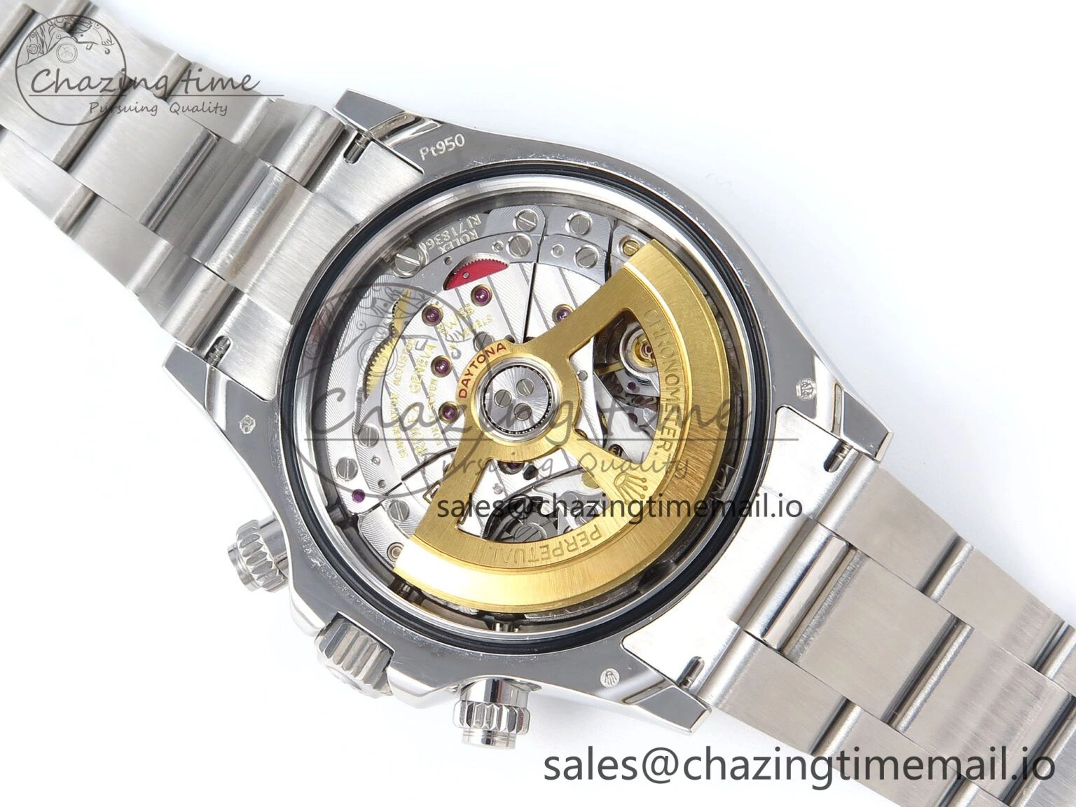 Durable Daytona 126506 Arabic QF 1:1 Best Edition Ice Blue Dial on SS Bracelet SH4131 V6 (Gain Weight) 372
