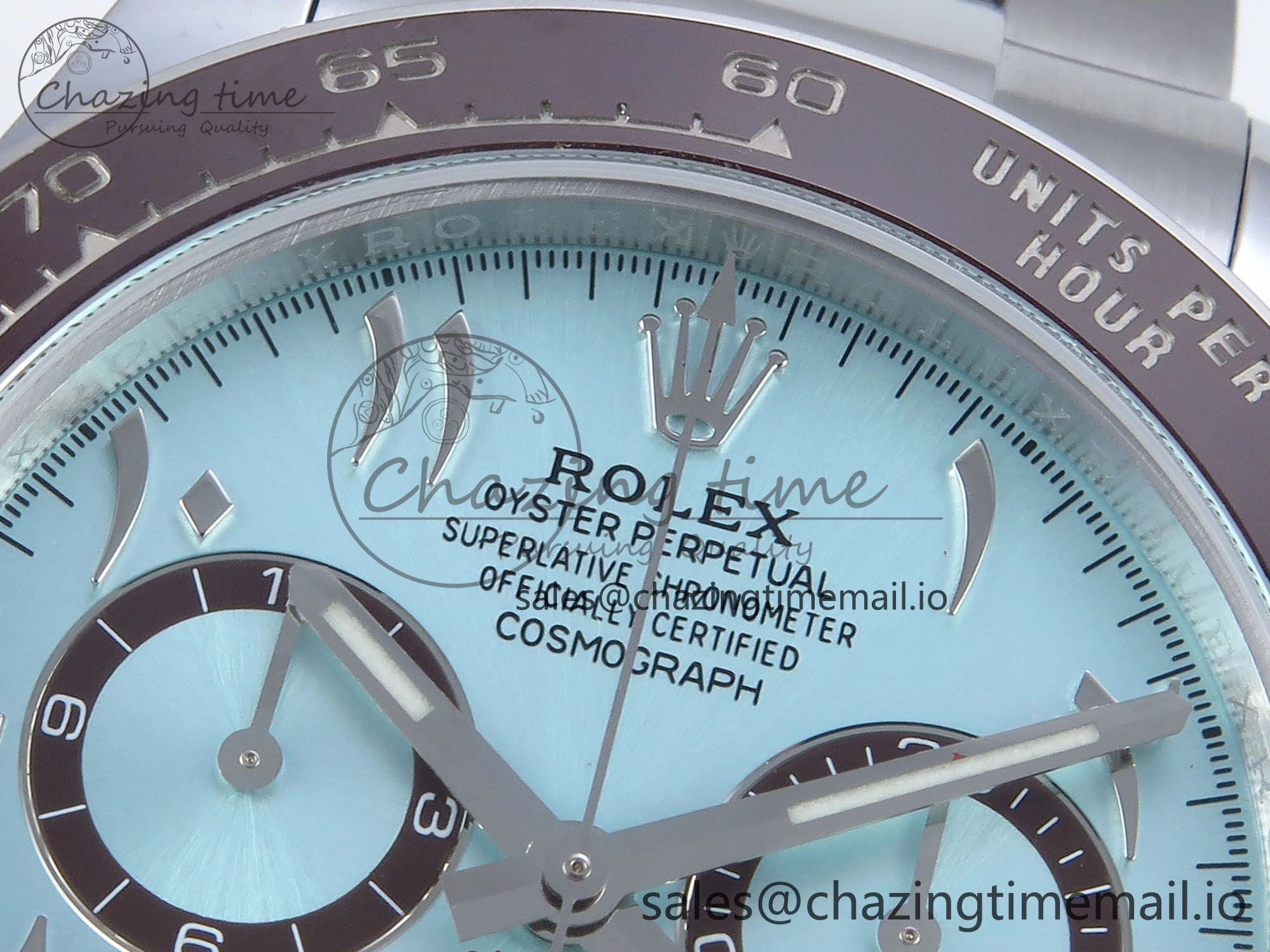 Durable Daytona 126506 Arabic QF 1:1 Best Edition Ice Blue Dial on SS Bracelet SH4131 V6 (Gain Weight) 372