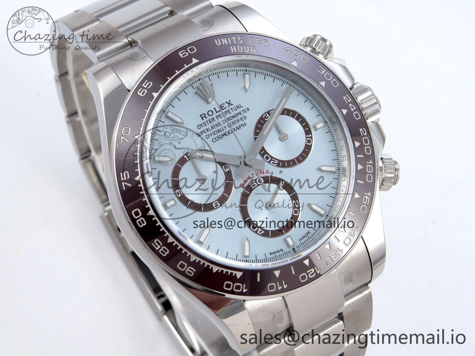 Daytona 126506 QF+ 1:1 Best Edition 904L Steel Ice Blue Dial on SS Bracelet SH Comfortable 867