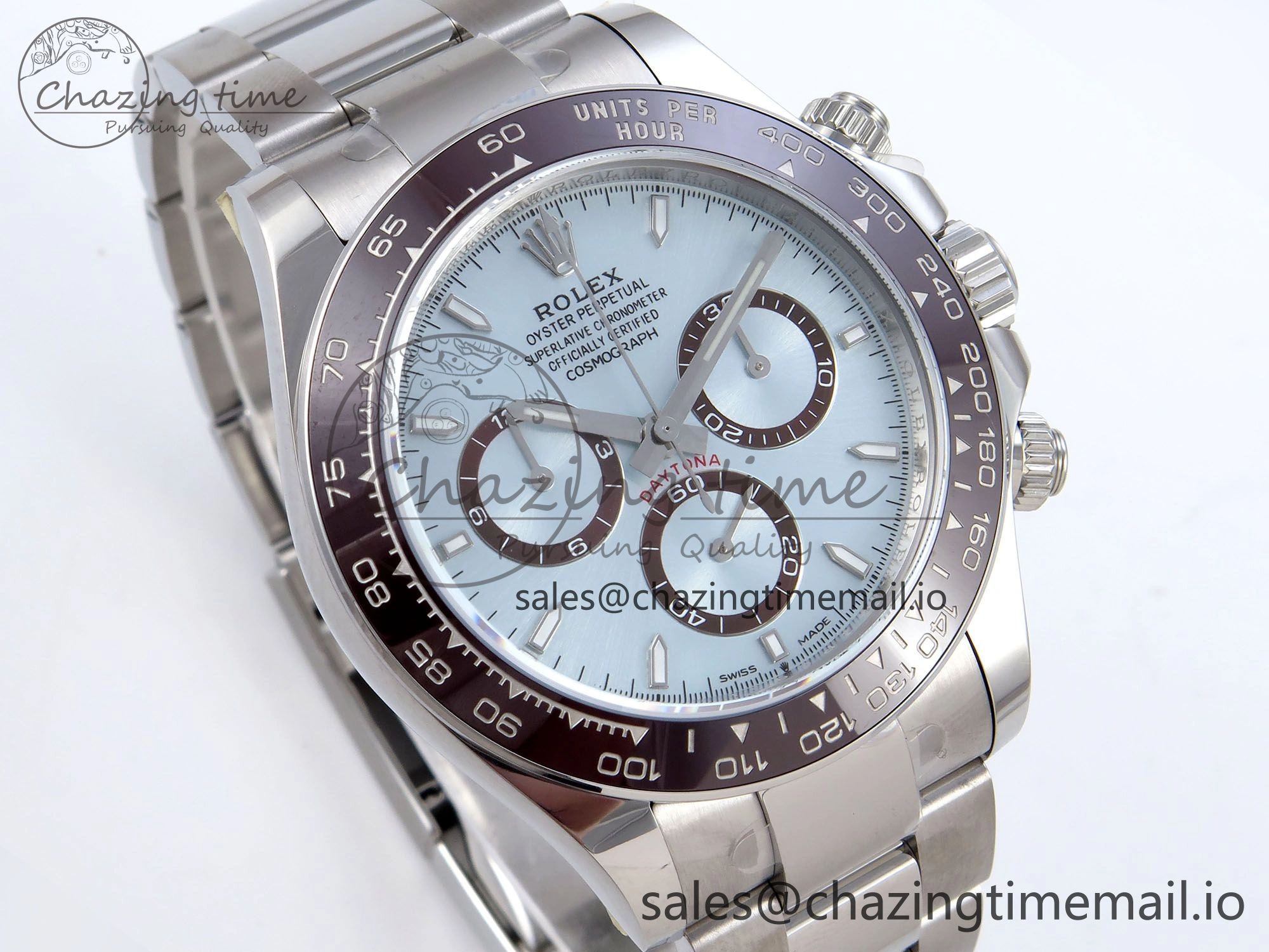 Daytona 126506 QF+ 1:1 Best Edition 904L Steel Ice Blue Dial on SS Bracelet SH Comfortable 867