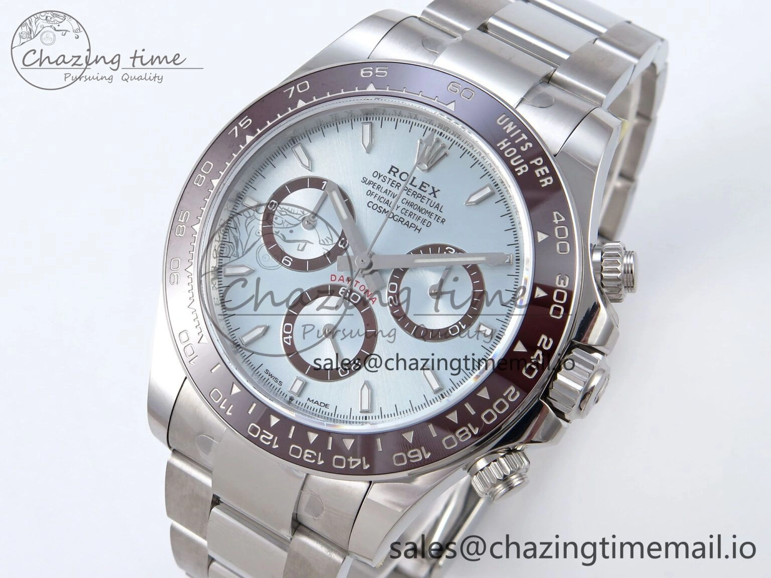 Daytona 126506 QF+ 1:1 Best Edition 904L Steel Ice Blue Dial on SS Bracelet SH Comfortable 867