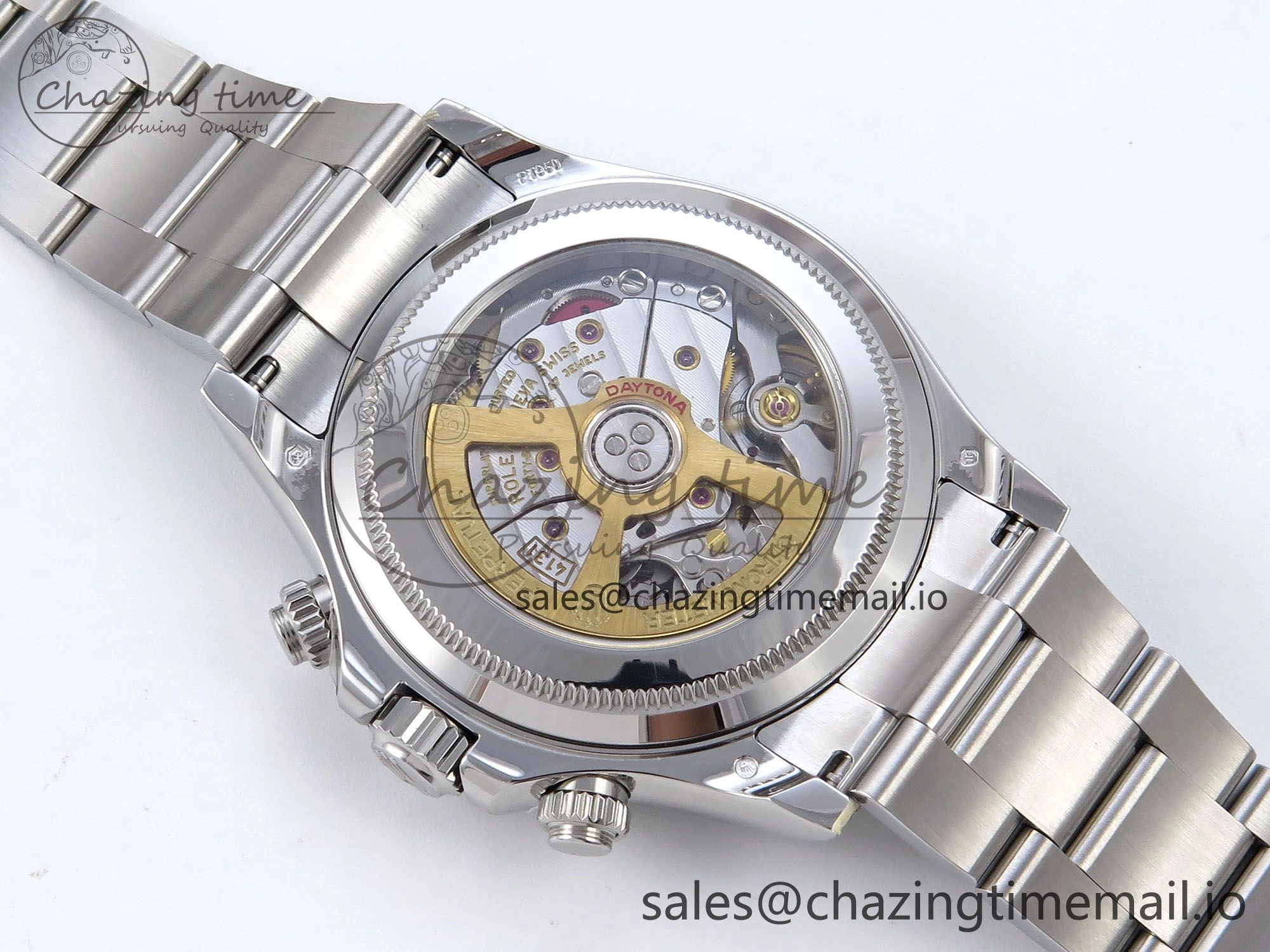 Daytona 126506 QF+ 1:1 Best Edition 904L Steel Ice Blue Diamonds Dial on SS Bracelet SH Lightweight 864