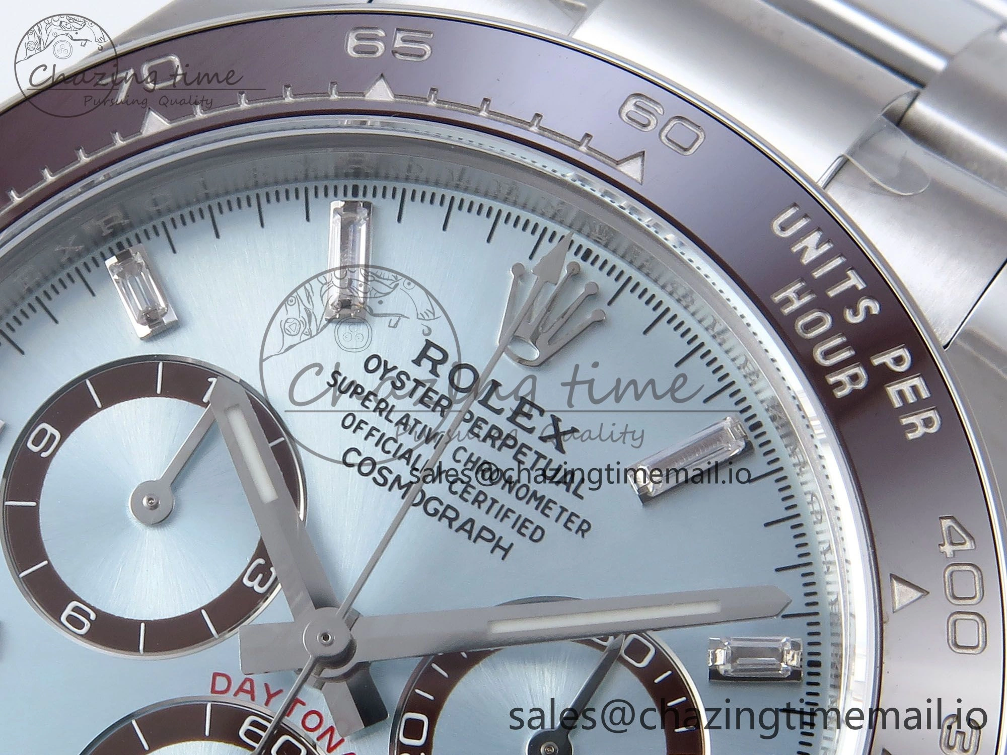 Daytona 126506 QF+ 1:1 Best Edition 904L Steel Ice Blue Diamonds Dial on SS Bracelet SH Lightweight 864
