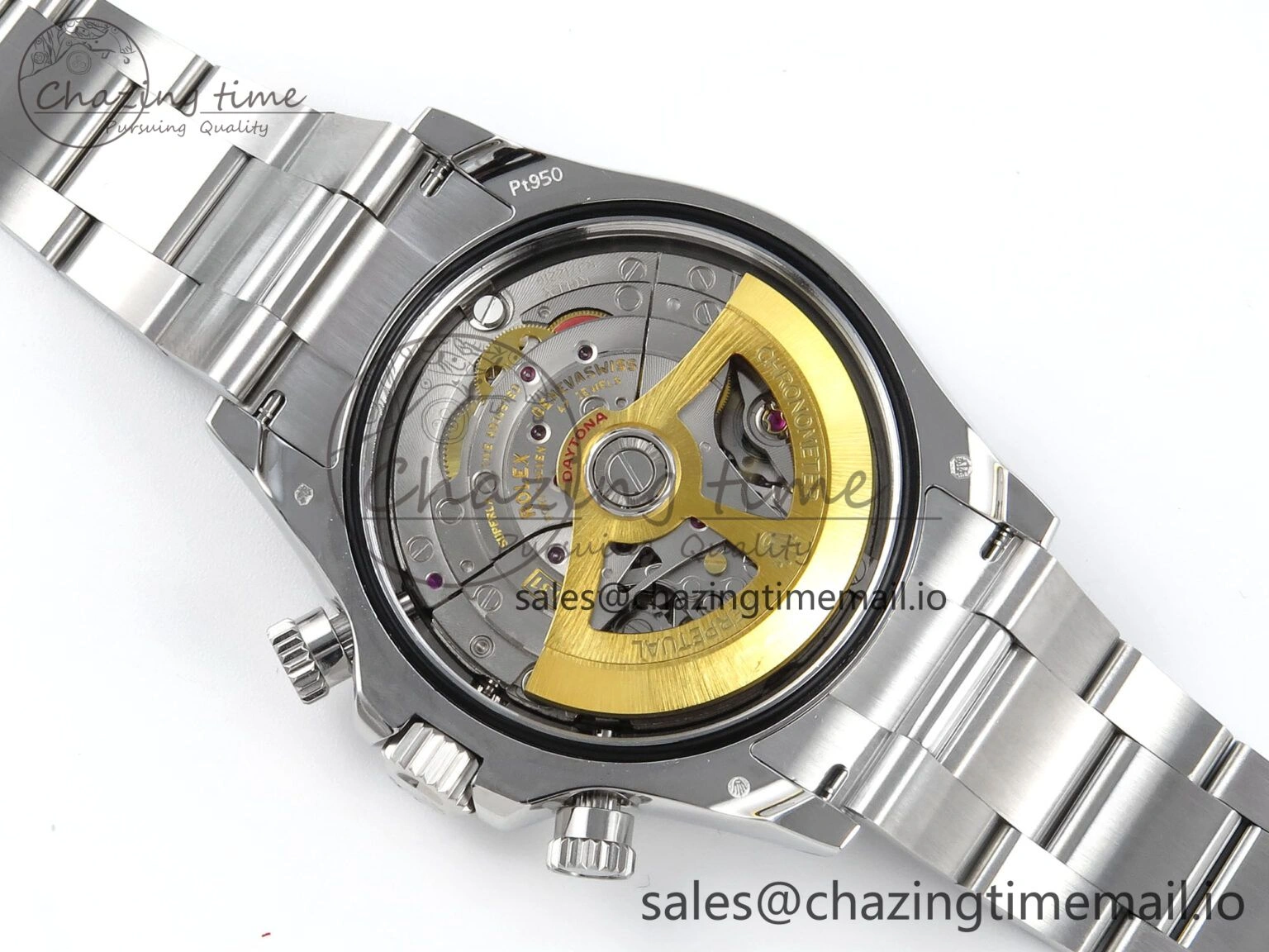 Daytona 126506 QF 1:1 Best Edition Ice Blue Crystal Dial on SS Bracelet Strap SH4131 V Efficient 725