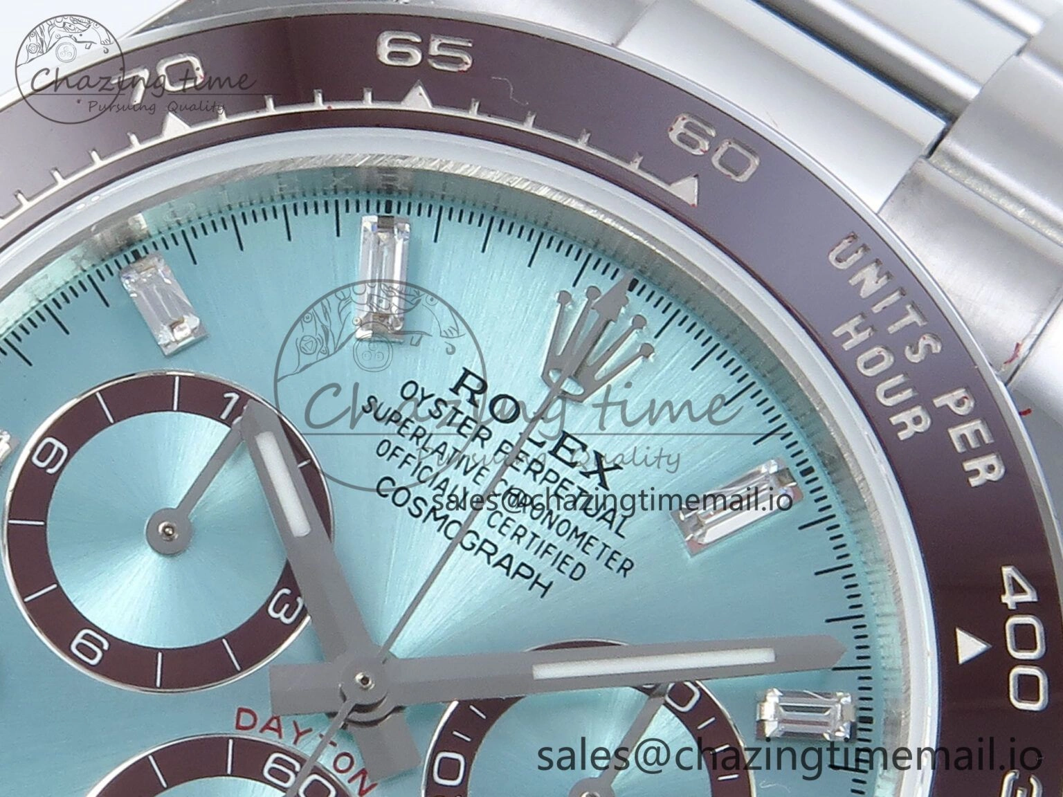 Daytona 126506 QF 1:1 Best Edition Ice Blue Crystal Dial on SS Bracelet Strap SH4131 V Efficient 725