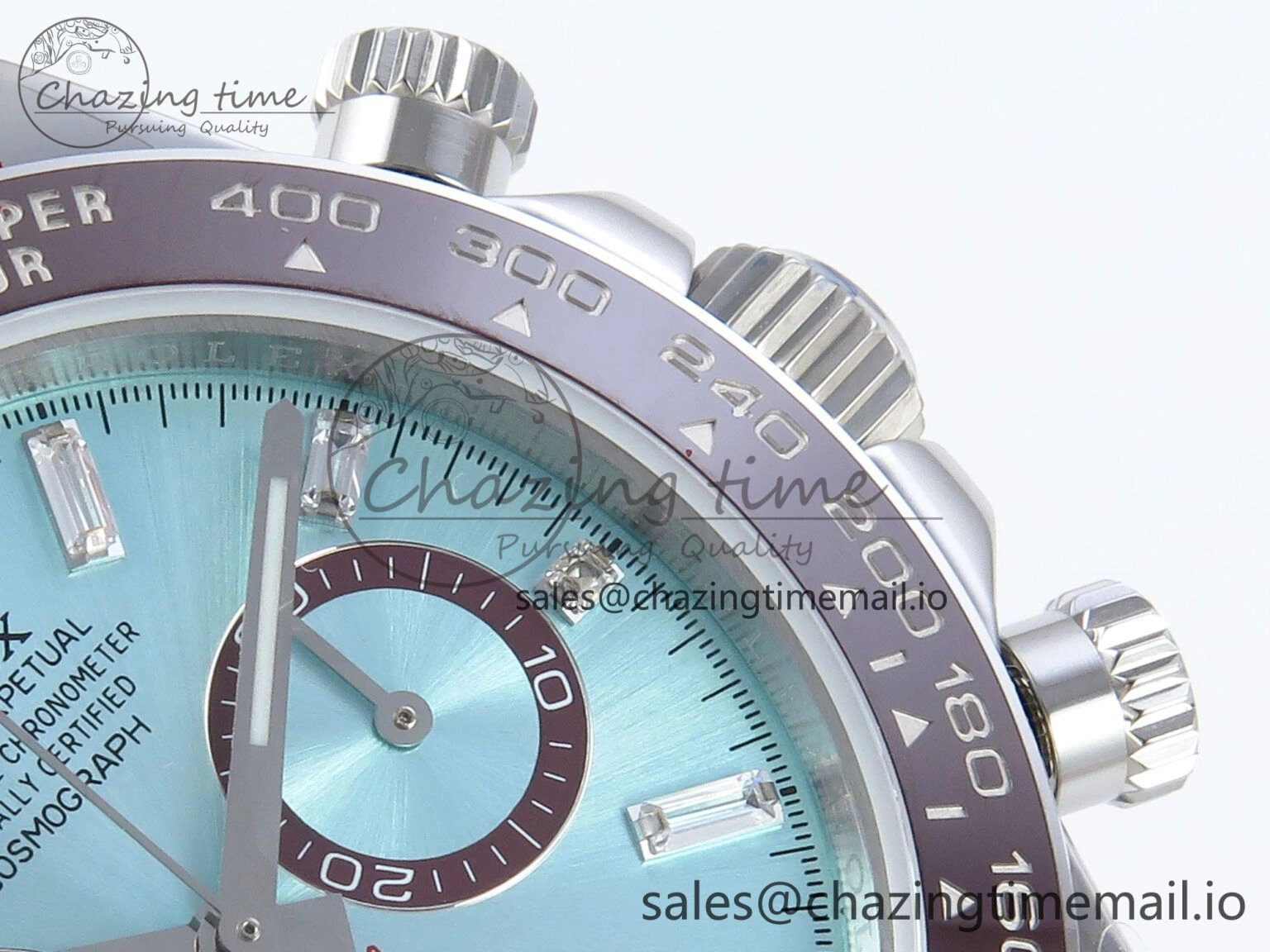 Daytona 126506 QF 1:1 Best Edition Ice Blue Crystal Dial on SS Bracelet Strap SH4131 V Efficient 725