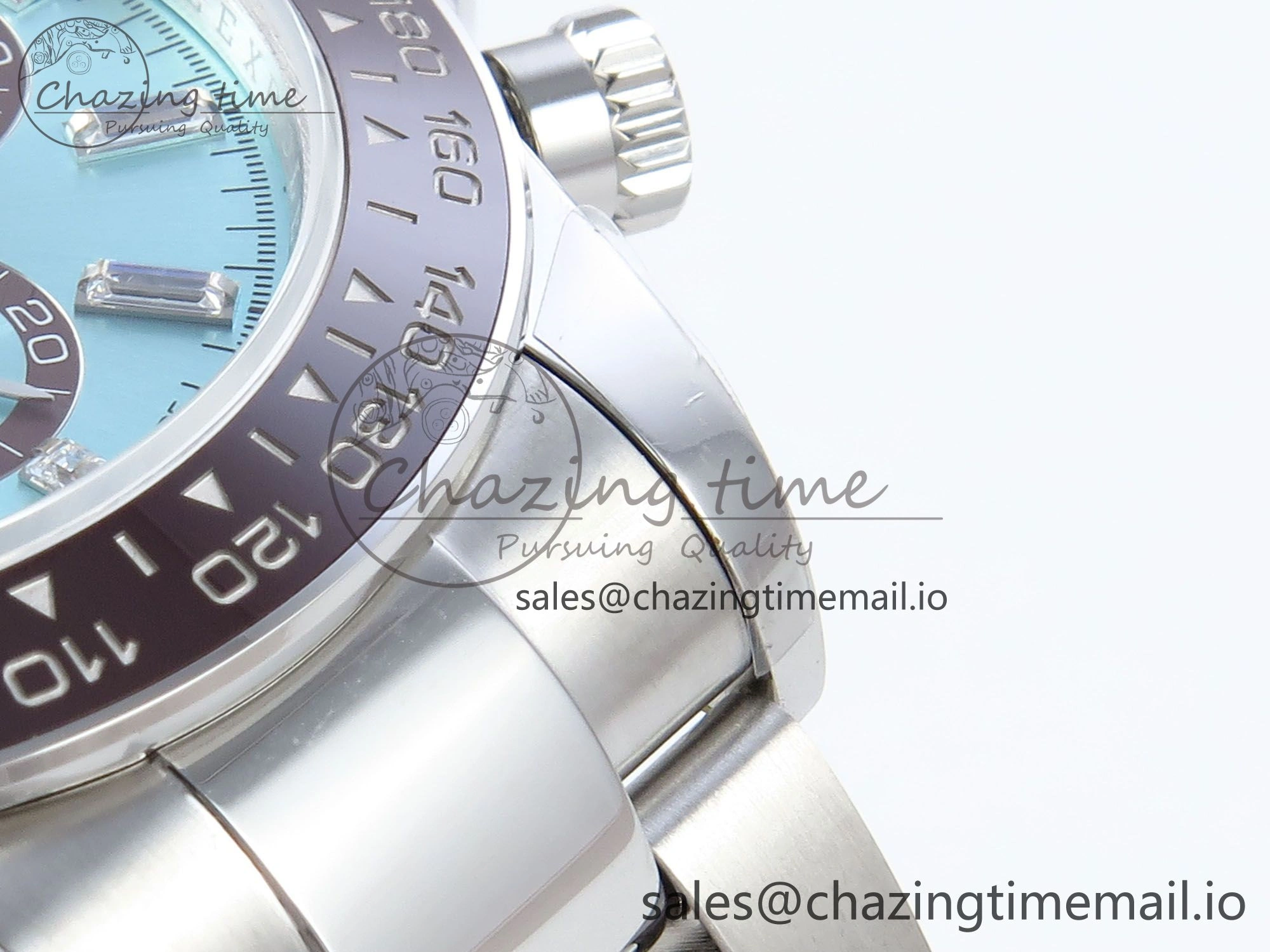 Daytona 126506 QF 1:1 Best Edition Ice Blue Crystal Dial on SS Bracelet Strap SH4131 V Efficient 725