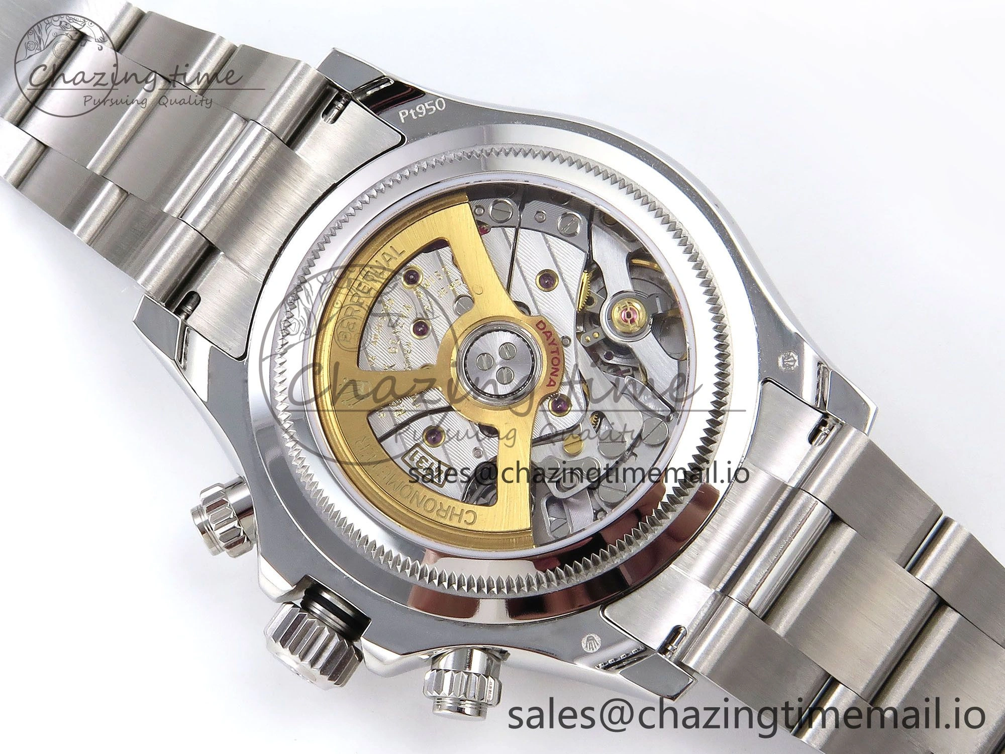 Daytona 126506 QF 1:1 Best Edition Ice Blue Dial Crystal Marker on SS YG Braclet SH4131 V Stylish 1271