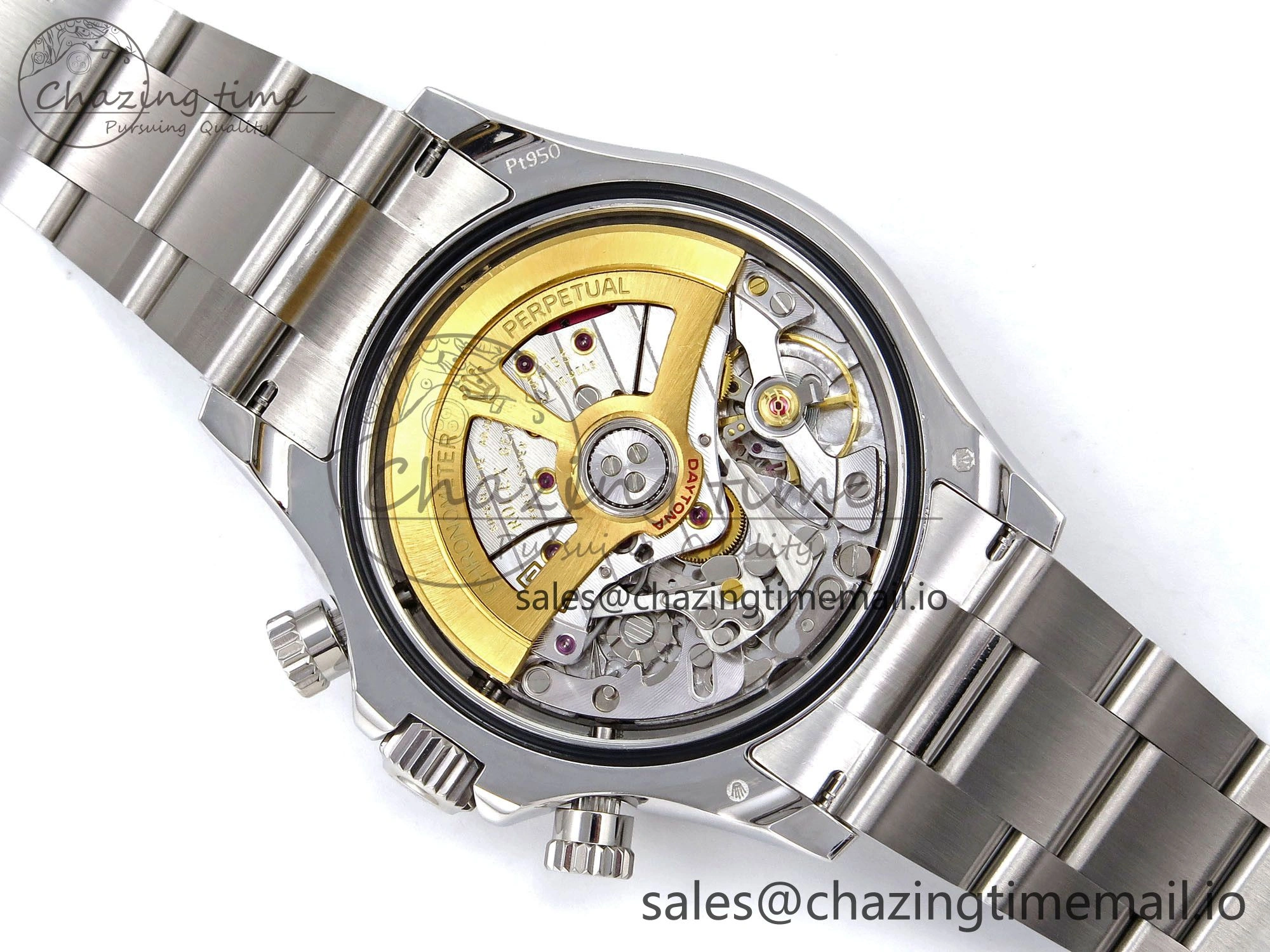 Daytona 126506 QF 1:1 Best Edition Ice Blue Dial Crystal Marker on SS YG Braclet SH4131 V Stylish 1271