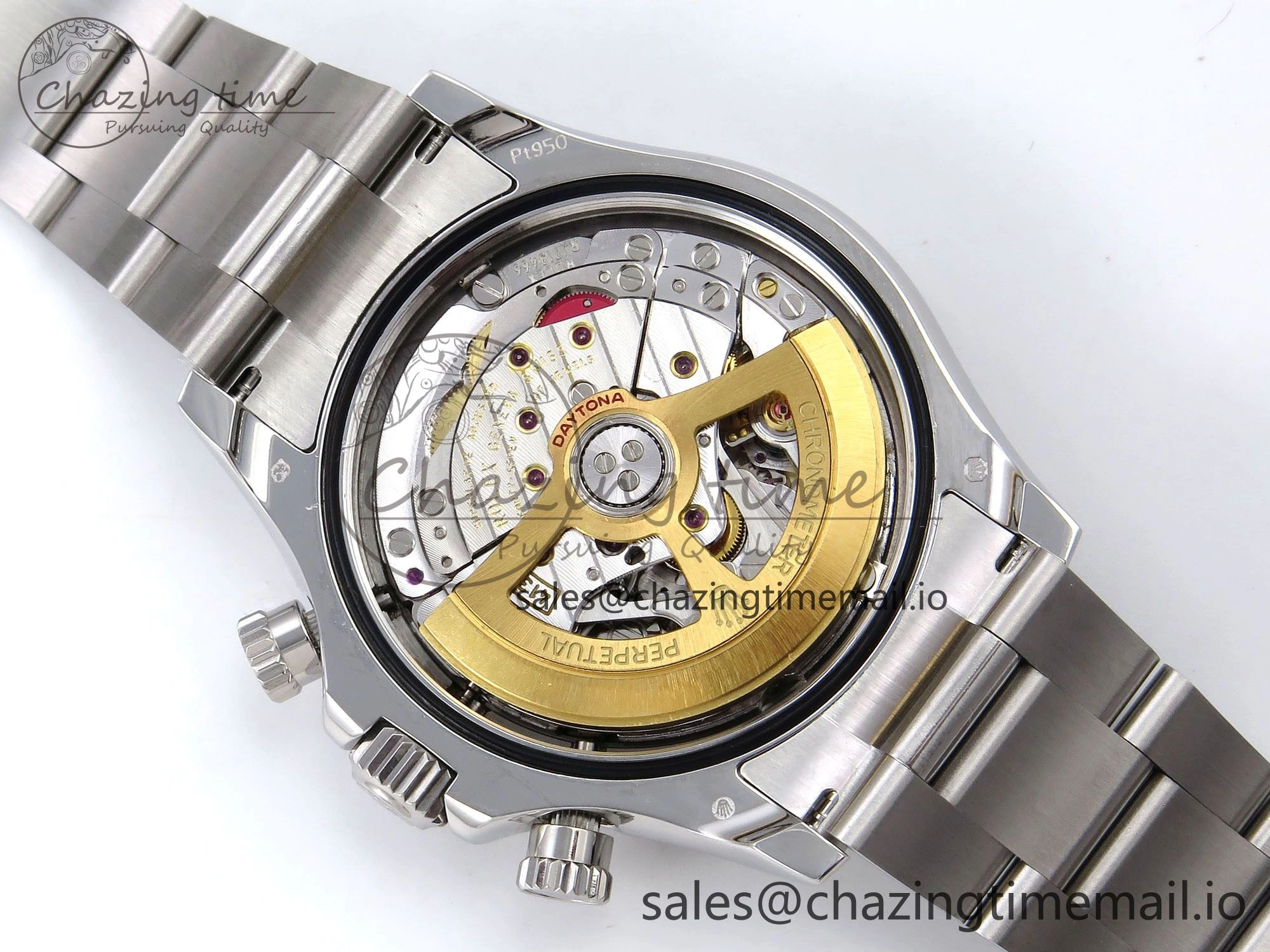 Daytona 126506 QF 1:1 Best Edition Ice Blue Dial Crystal Marker on SS YG Braclet SH4131 V Stylish 1271