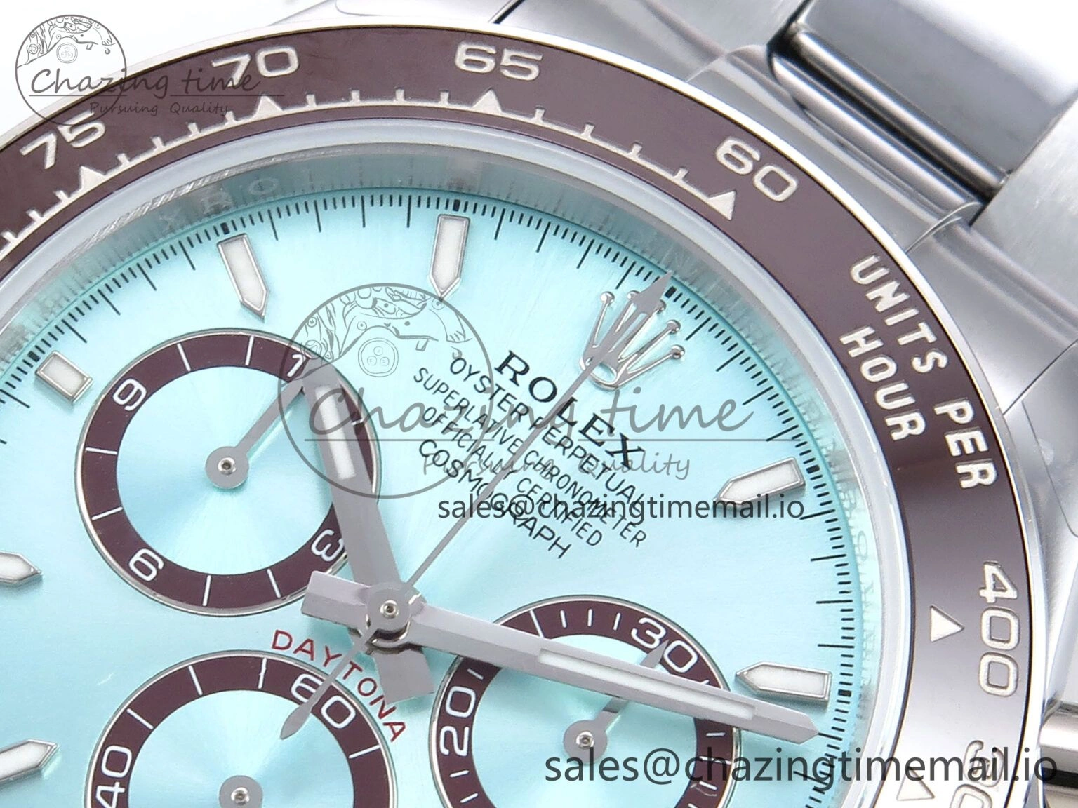 Daytona 126506 QF 1:1 Best Edition Ice Blue Dial Lume Marker on SS YG Bracelet SH4131 V6 (Gain Weight） Durable 1087