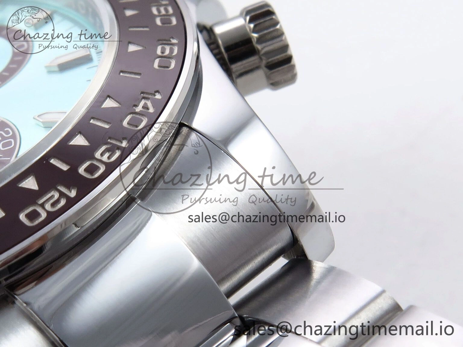 Daytona 126506 QF 1:1 Best Edition Ice Blue Dial Lume Marker on SS YG Bracelet SH4131 V6 (Gain Weight） Durable 1087