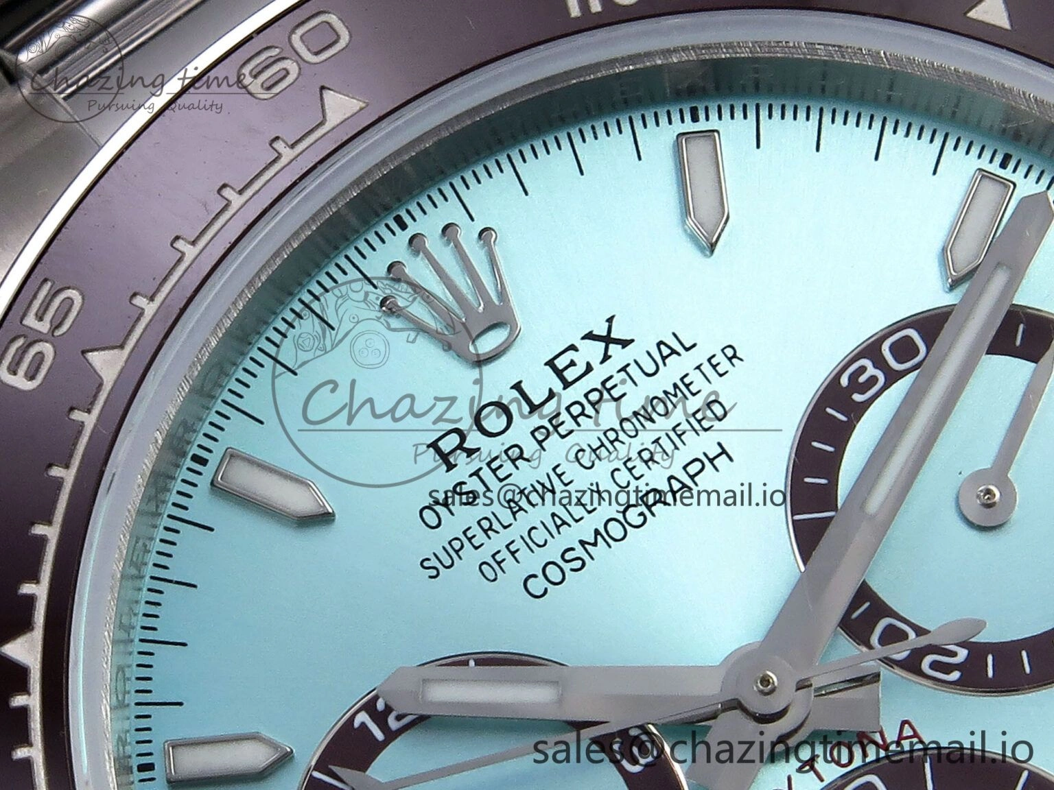 Daytona 126506 QF 1:1 Best Edition Ice Blue Dial Lume Marker on SS YG Braclet SH4131 V Lightweight 1272