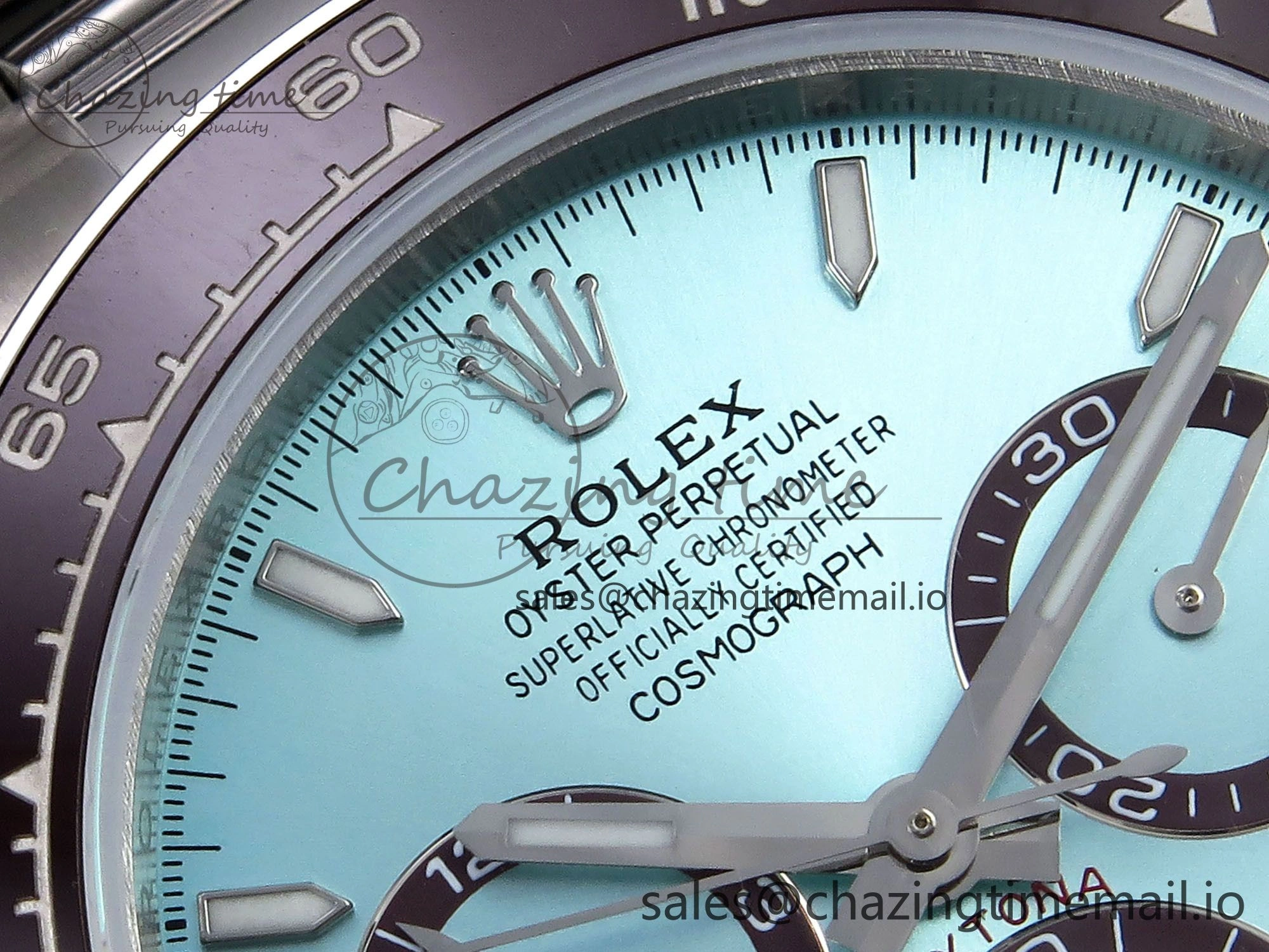 Daytona 126506 QF 1:1 Best Edition Ice Blue Dial Lume Marker on SS YG Braclet SH4131 V Lightweight 1272