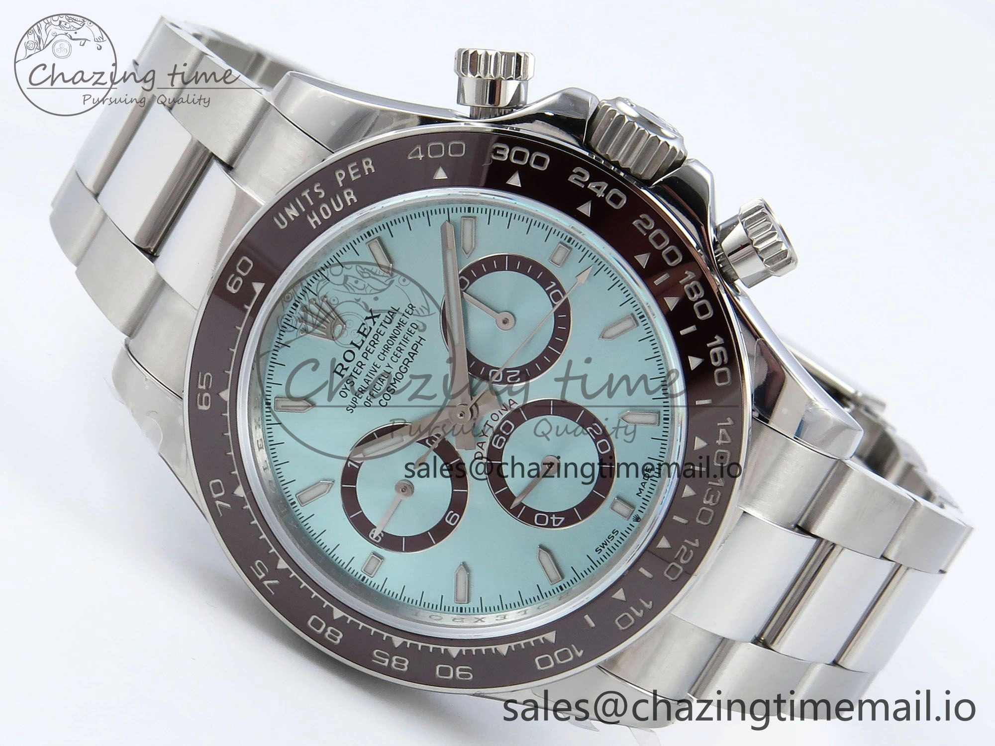 Daytona 126506 QF 1:1 Best Edition Ice Blue Dial on SS Bracelet Strap SH4131 V FastDry 724