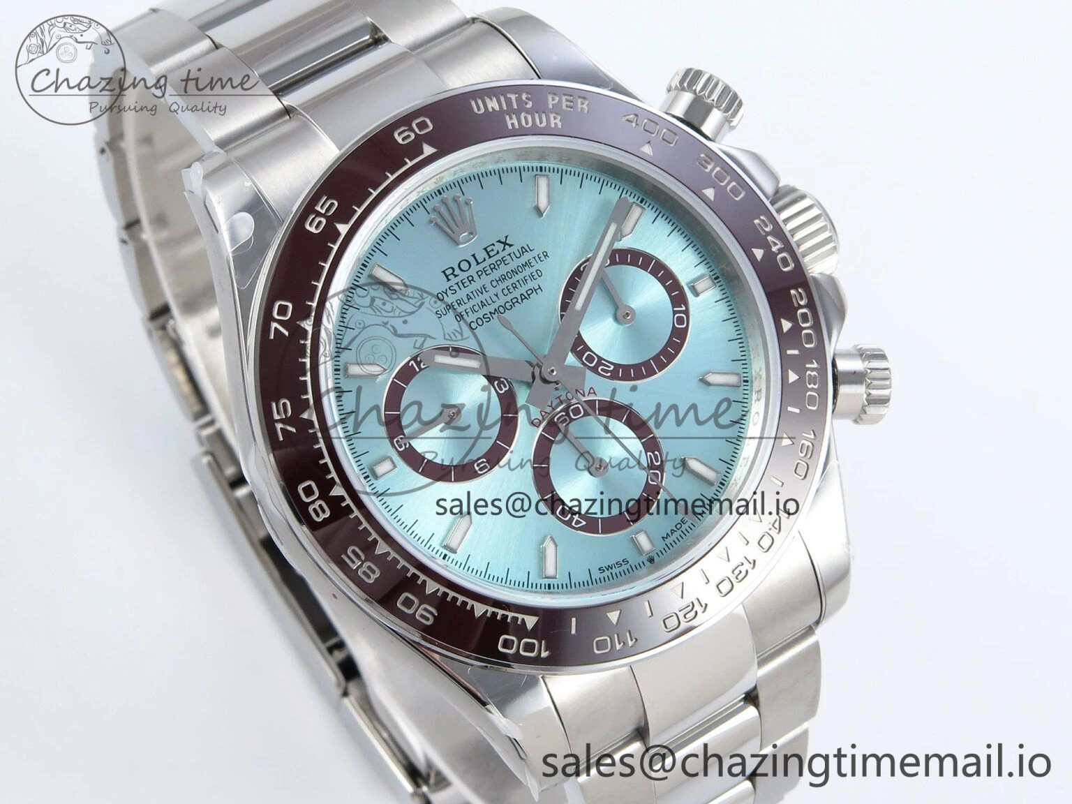 Daytona 126506 QF 1:1 Best Edition Ice Blue Dial on SS Bracelet Strap SH4131 V FastDry 724