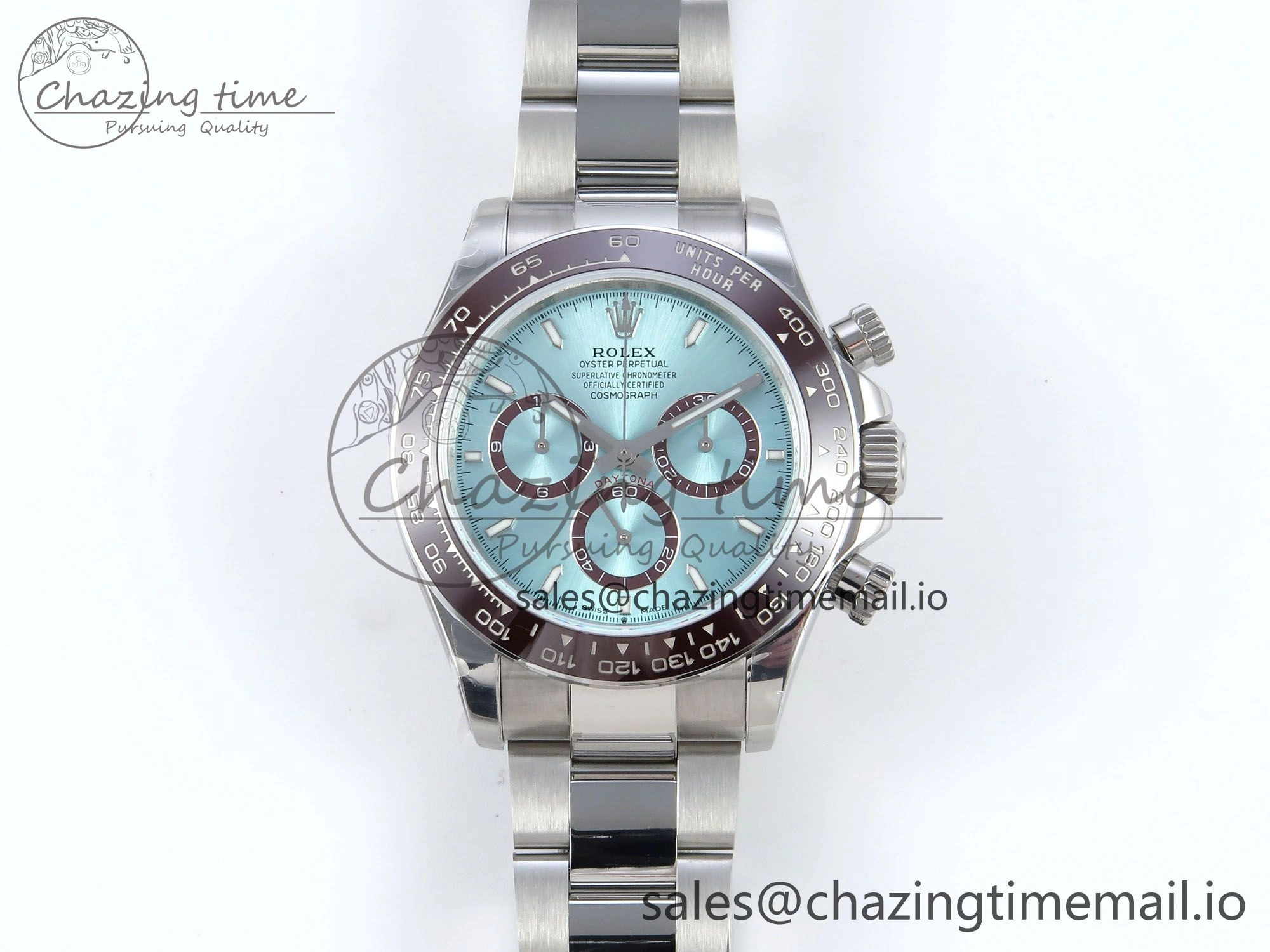Daytona 126506 QF 1:1 Best Edition Ice Blue Dial on SS Bracelet Strap SH4131 V FastDry 724