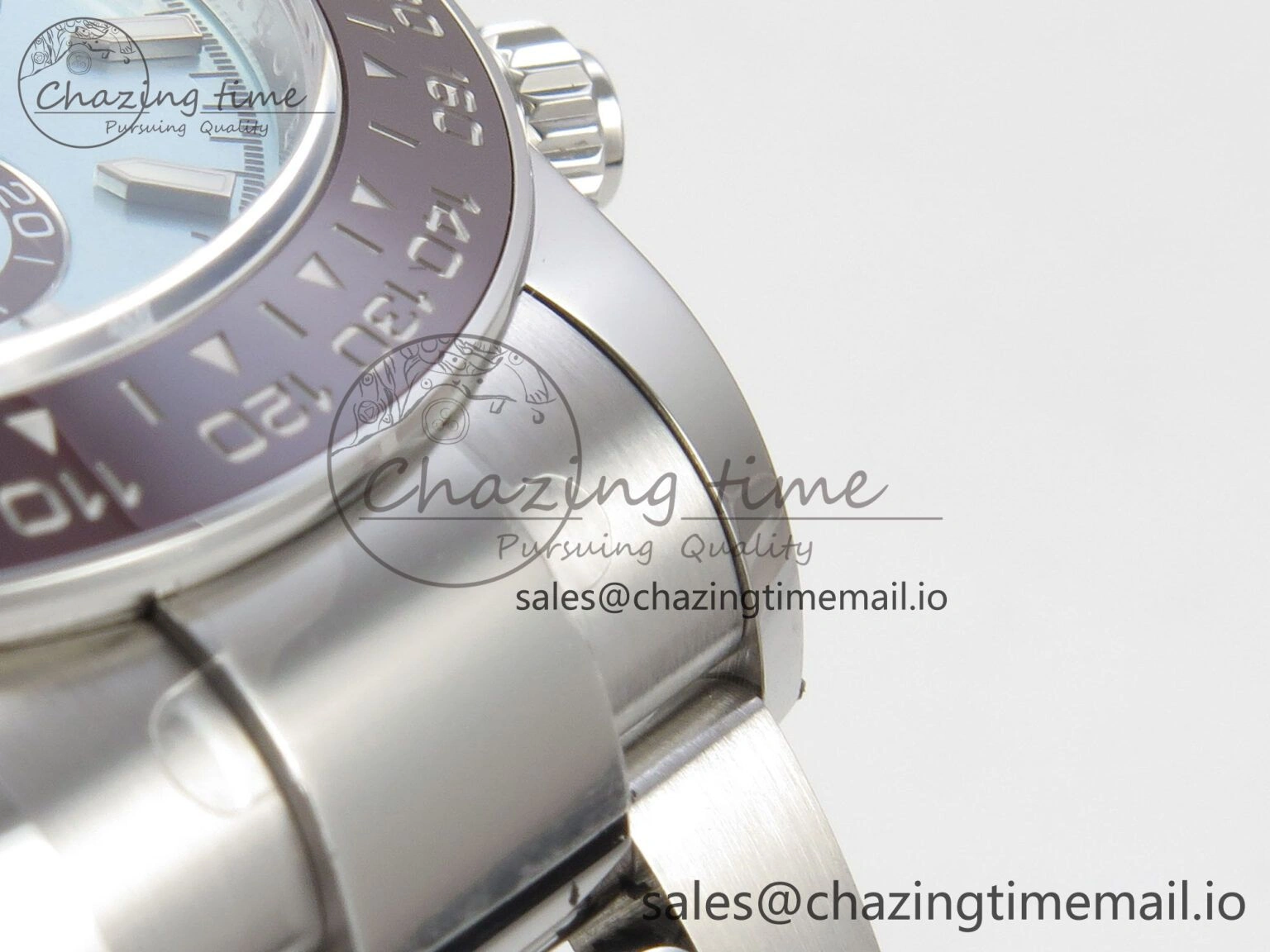 Unisex Daytona 126506 THBF 1:1 Best Edition 904L Steel Ice Blue Dial on SS Bracelet SH 132