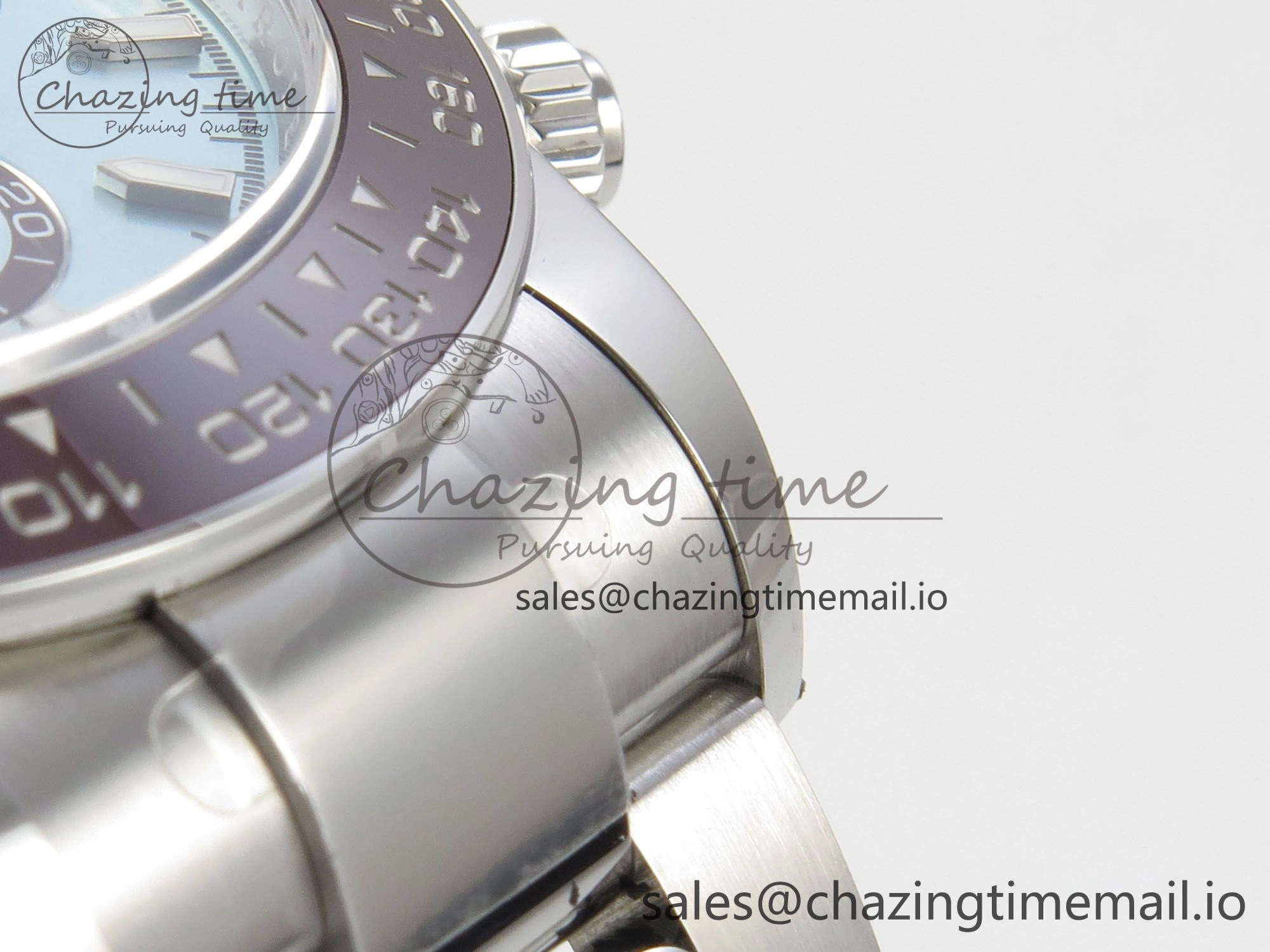 Unisex Daytona 126506 THBF 1:1 Best Edition 904L Steel Ice Blue Dial on SS Bracelet SH 132