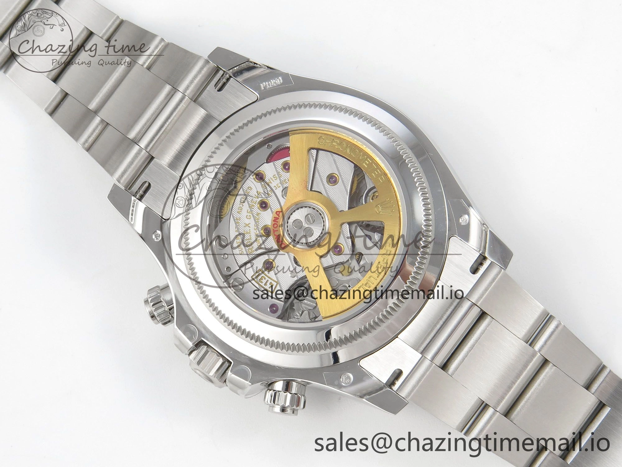 Unisex Daytona 126506 THBF 1:1 Best Edition 904L Steel Ice Blue Dial on SS Bracelet SH 132