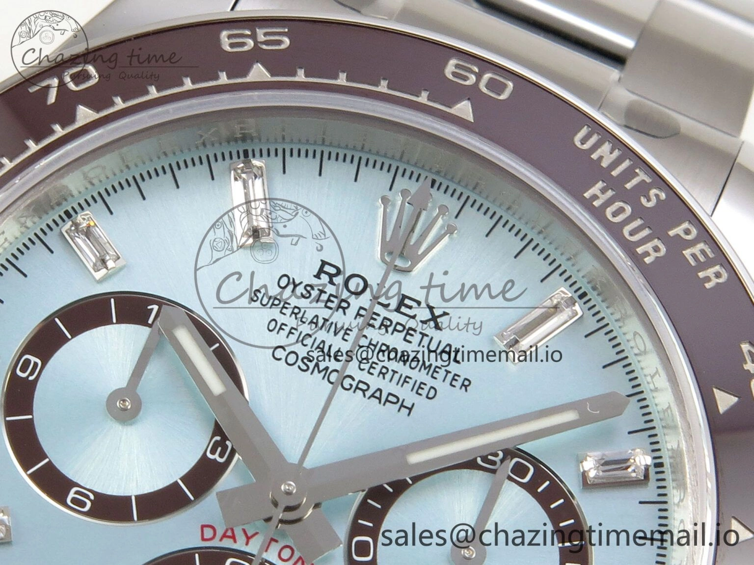 Daytona 126506 VSF 1:1 Best Edition 904L Steel Ice Blue Crystal Dial on SS Braclet VS4131 V2 (Weighted) GoAnywhere 323