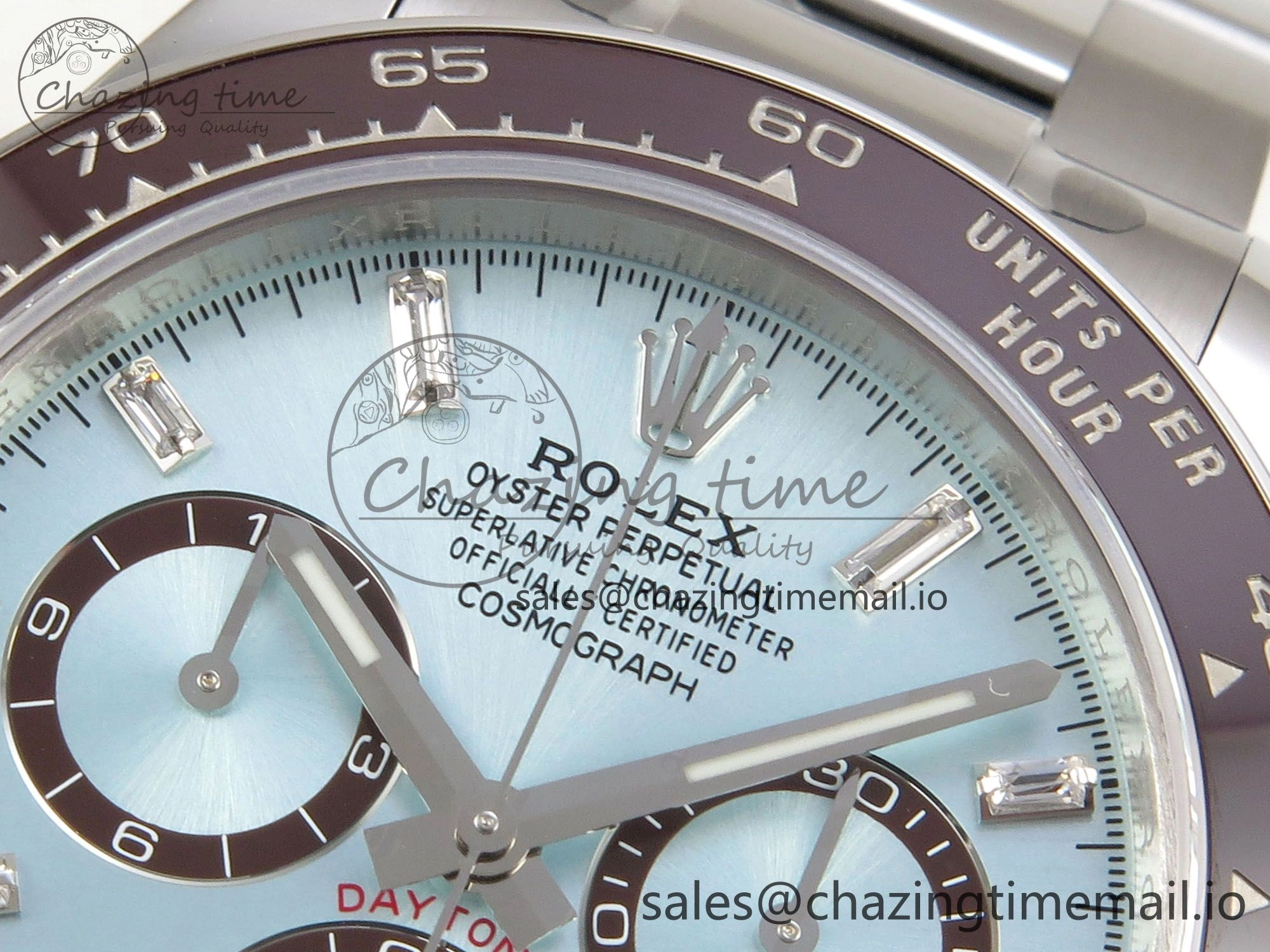 Daytona 126506 VSF 1:1 Best Edition 904L Steel Ice Blue Crystal Dial on SS Braclet VS4131 V2 (Weighted) GoAnywhere 323