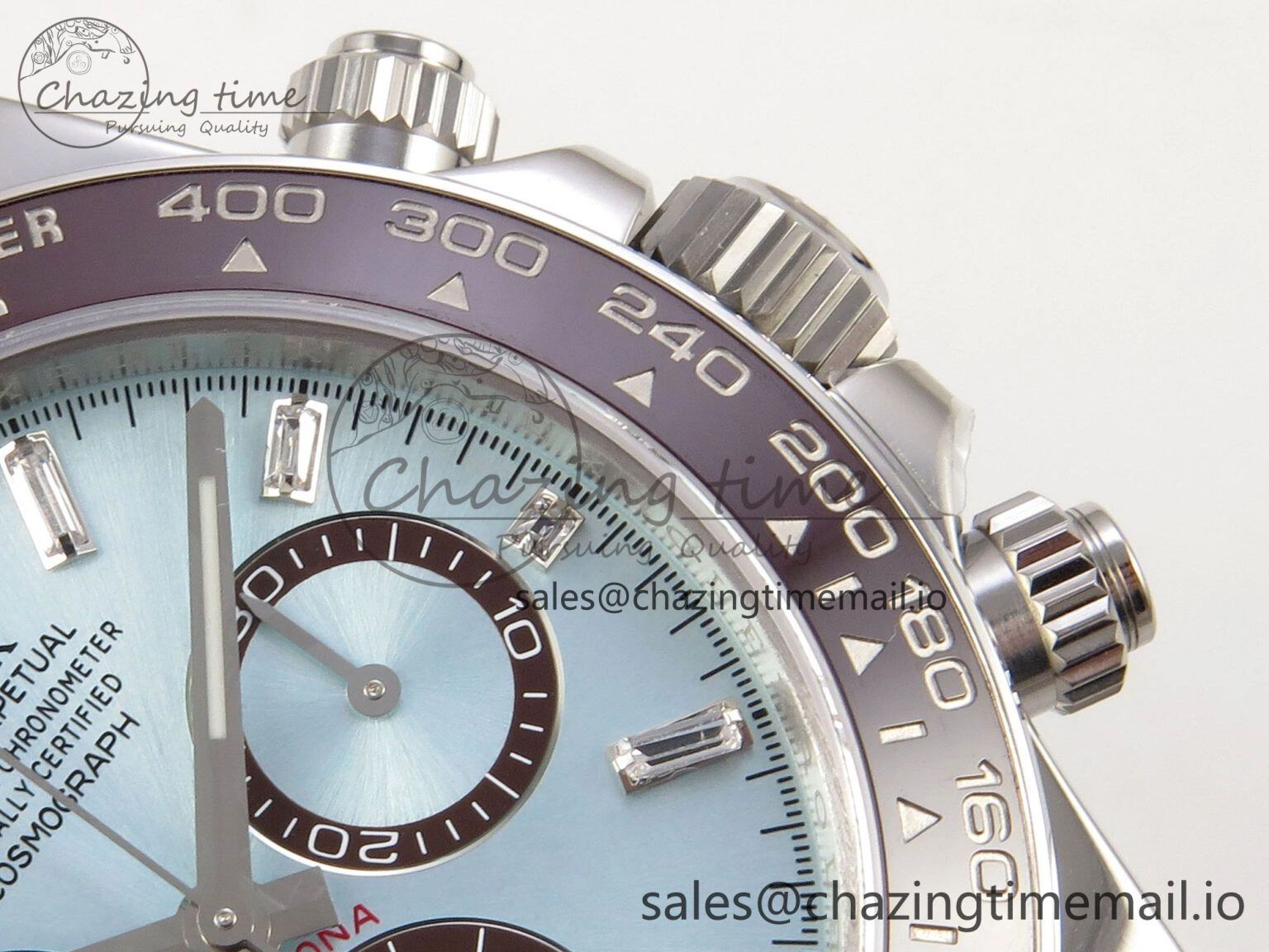 Daytona 126506 VSF 1:1 Best Edition 904L Steel Ice Blue Crystal Dial on SS Braclet VS4131 V2 (Weighted) GoAnywhere 323