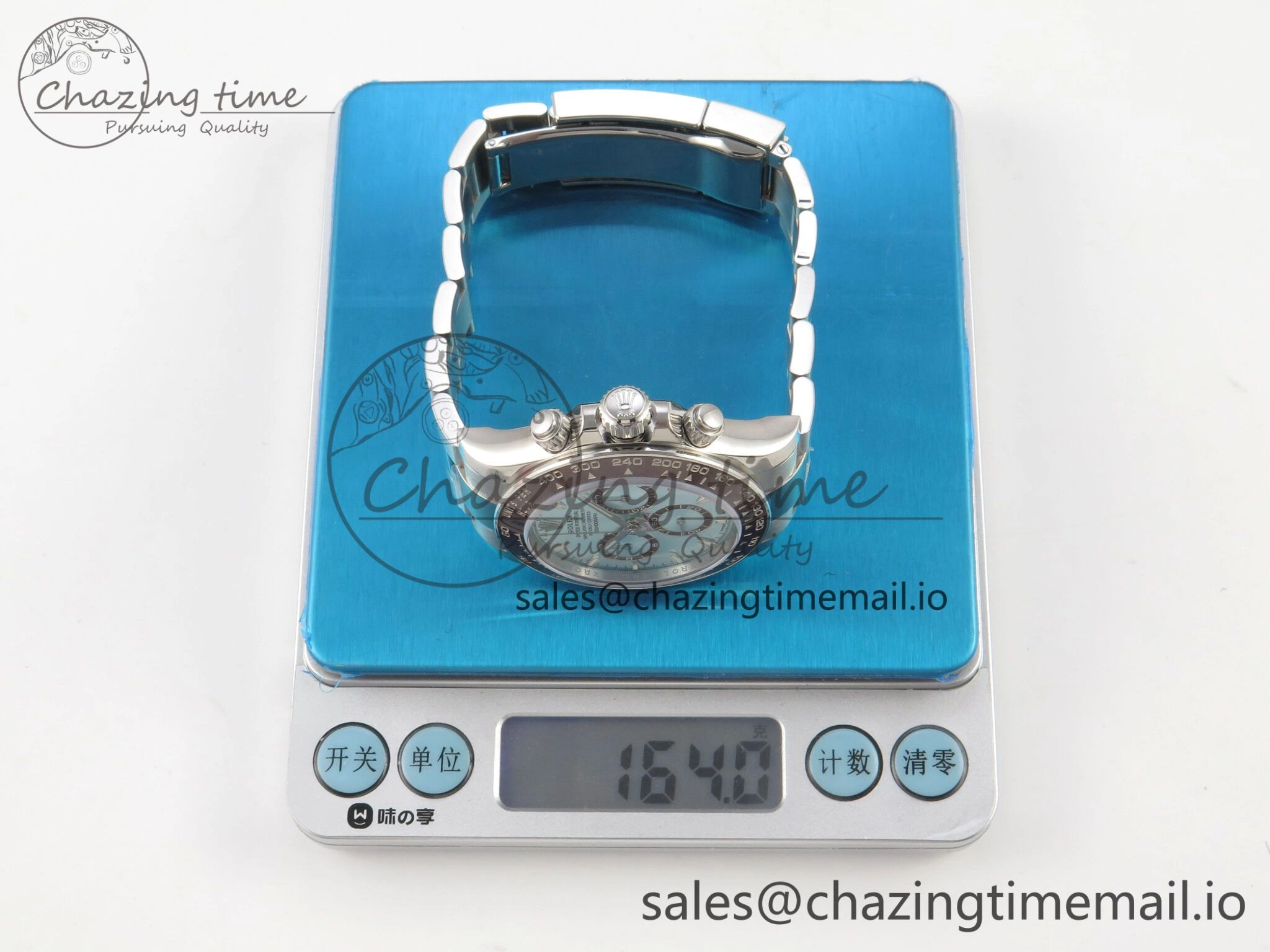 Daytona 126506 VSF 1:1 Best Edition 904L Steel Ice Blue Dial on SS Braclet VS4131 V2 (Weighted) FastDry 328