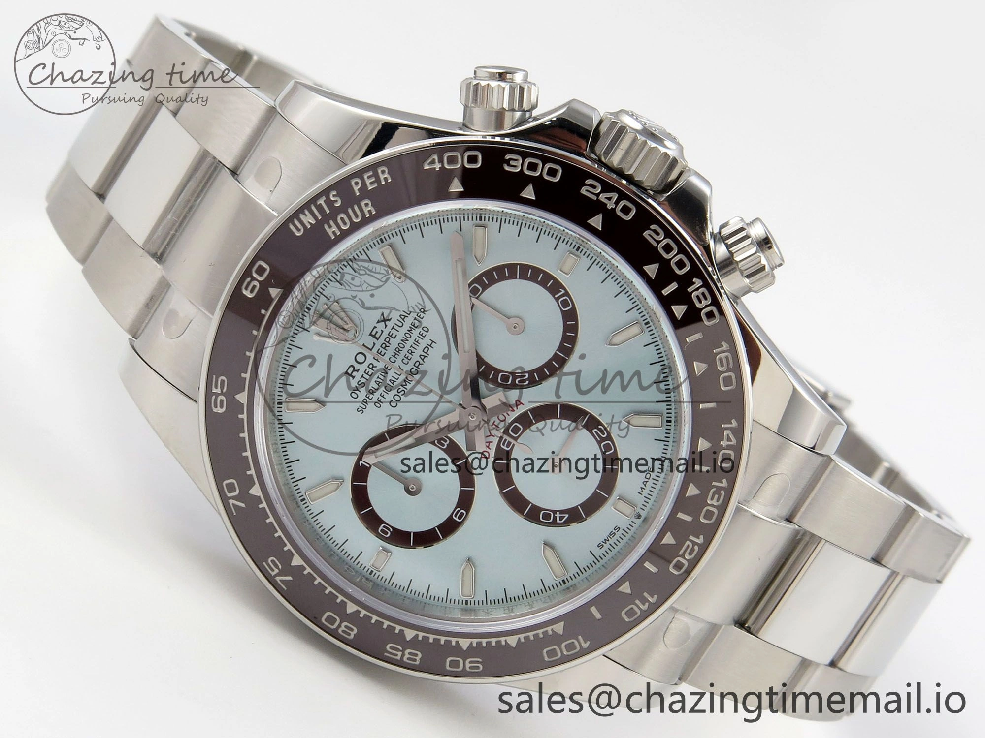 Daytona 126506 VSF 1:1 Best Edition 904L Steel Ice Blue Dial on SS Braclet VS4131 V2 (Weighted) FastDry 328