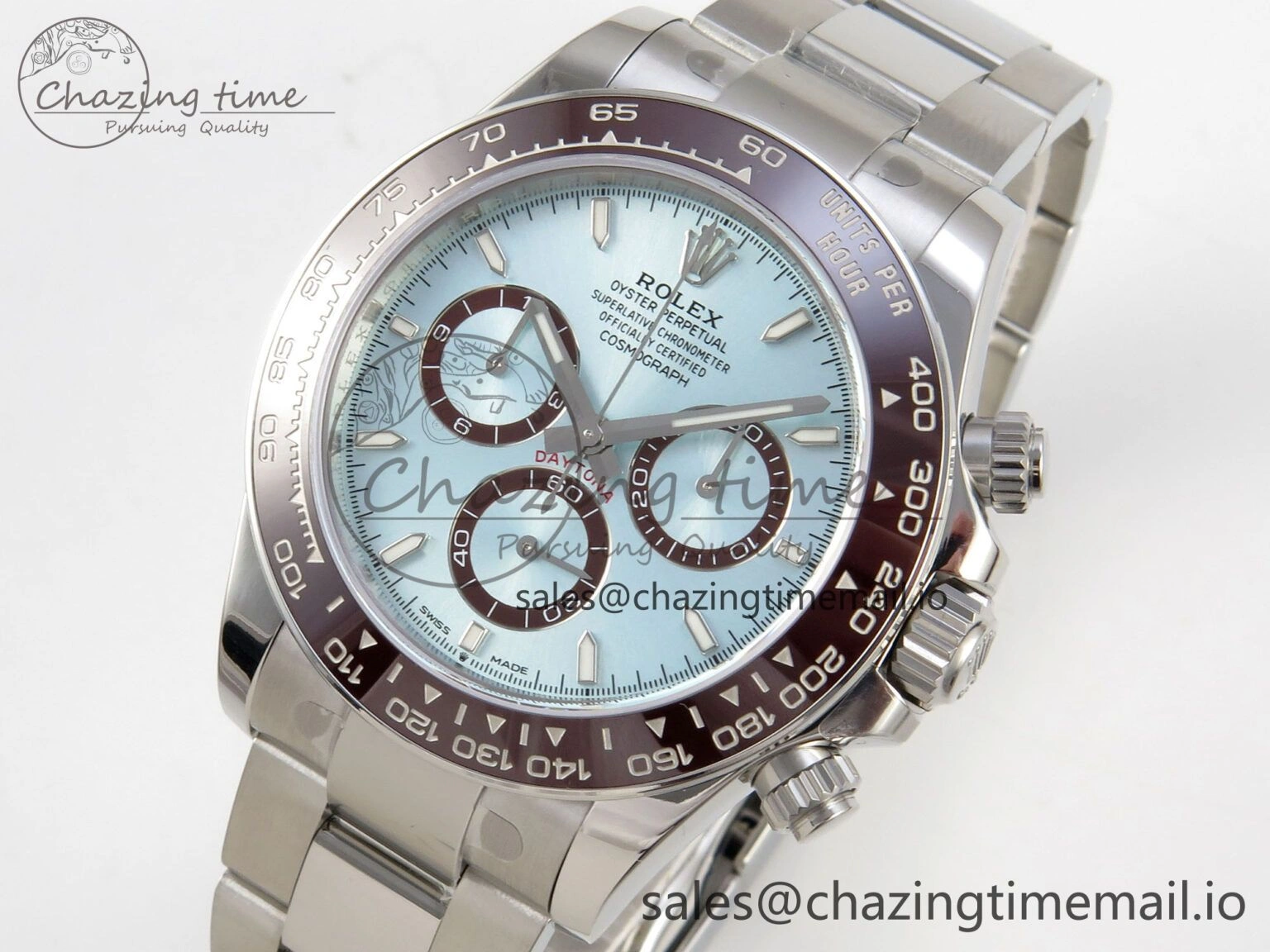 Daytona 126506 VSF 1:1 Best Edition 904L Steel Ice Blue Dial on SS Braclet VS4131 V2 (Weighted) FastDry 328