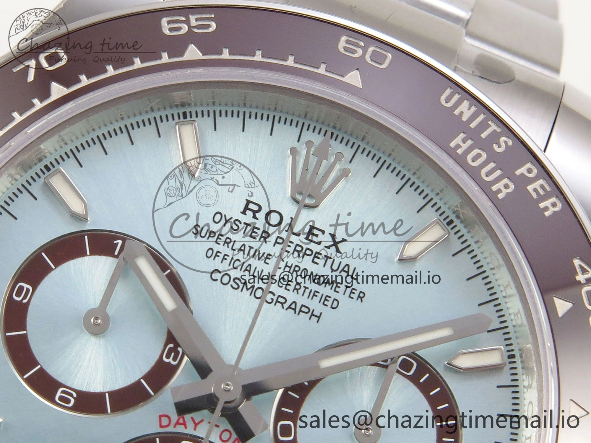 Daytona 126506 VSF 1:1 Best Edition 904L Steel Ice Blue Dial on SS Braclet VS4131 V2 (Weighted) FastDry 328