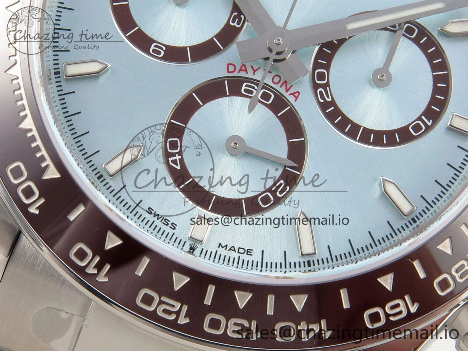 Daytona 126506 VSF 1:1 Best Edition 904L Steel Ice Blue Dial on SS Braclet VS4131 V2 (Weighted) FastDry 328