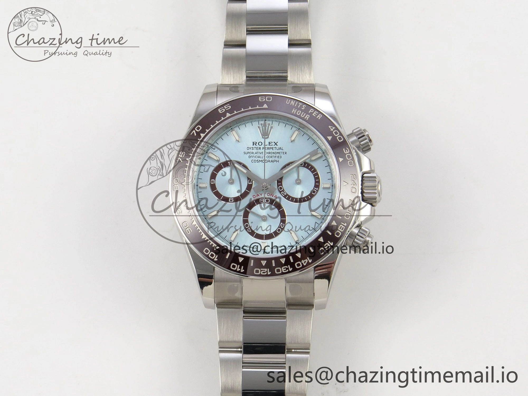 Daytona 126506 VSF 1:1 Best Edition 904L Steel Ice Blue Dial on SS Braclet VS4131 V2 (Weighted) FastDry 328