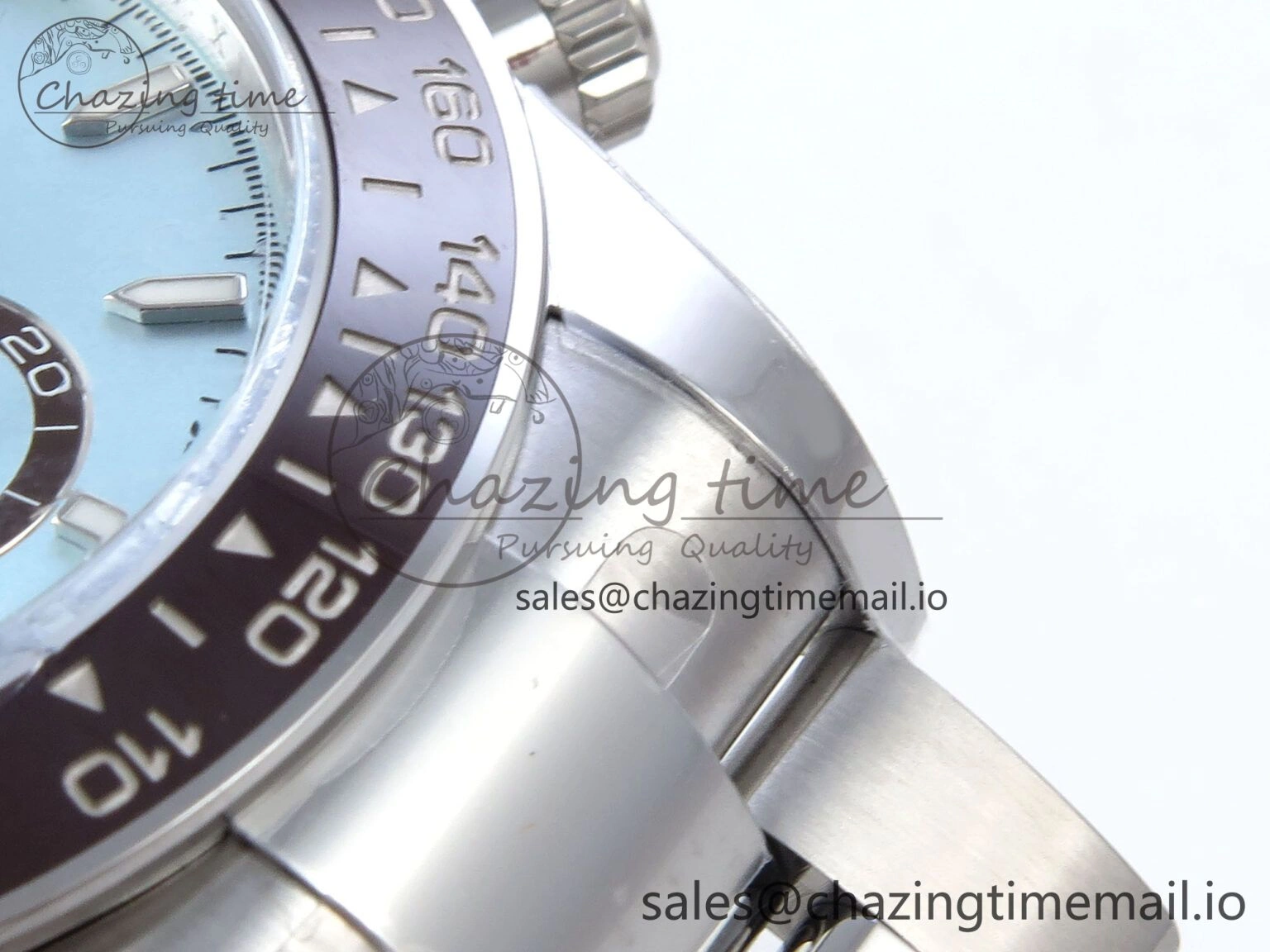 Lightweight Daytona 126506 VSF 40mm SS 1:1 Best Edition Ice Blue Stick Dial on SS Bracelet SA4131 Super Clone 918