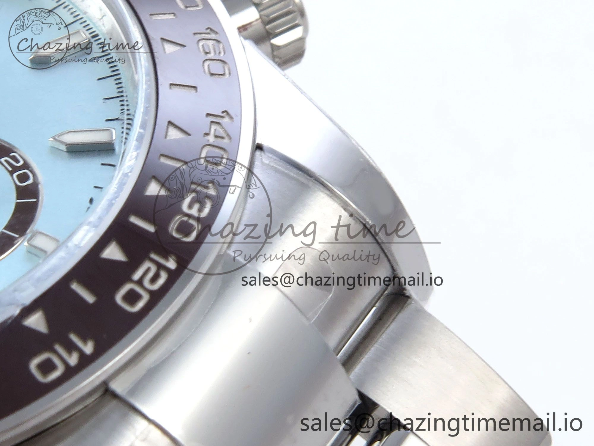 Lightweight Daytona 126506 VSF 40mm SS 1:1 Best Edition Ice Blue Stick Dial on SS Bracelet SA4131 Super Clone 918