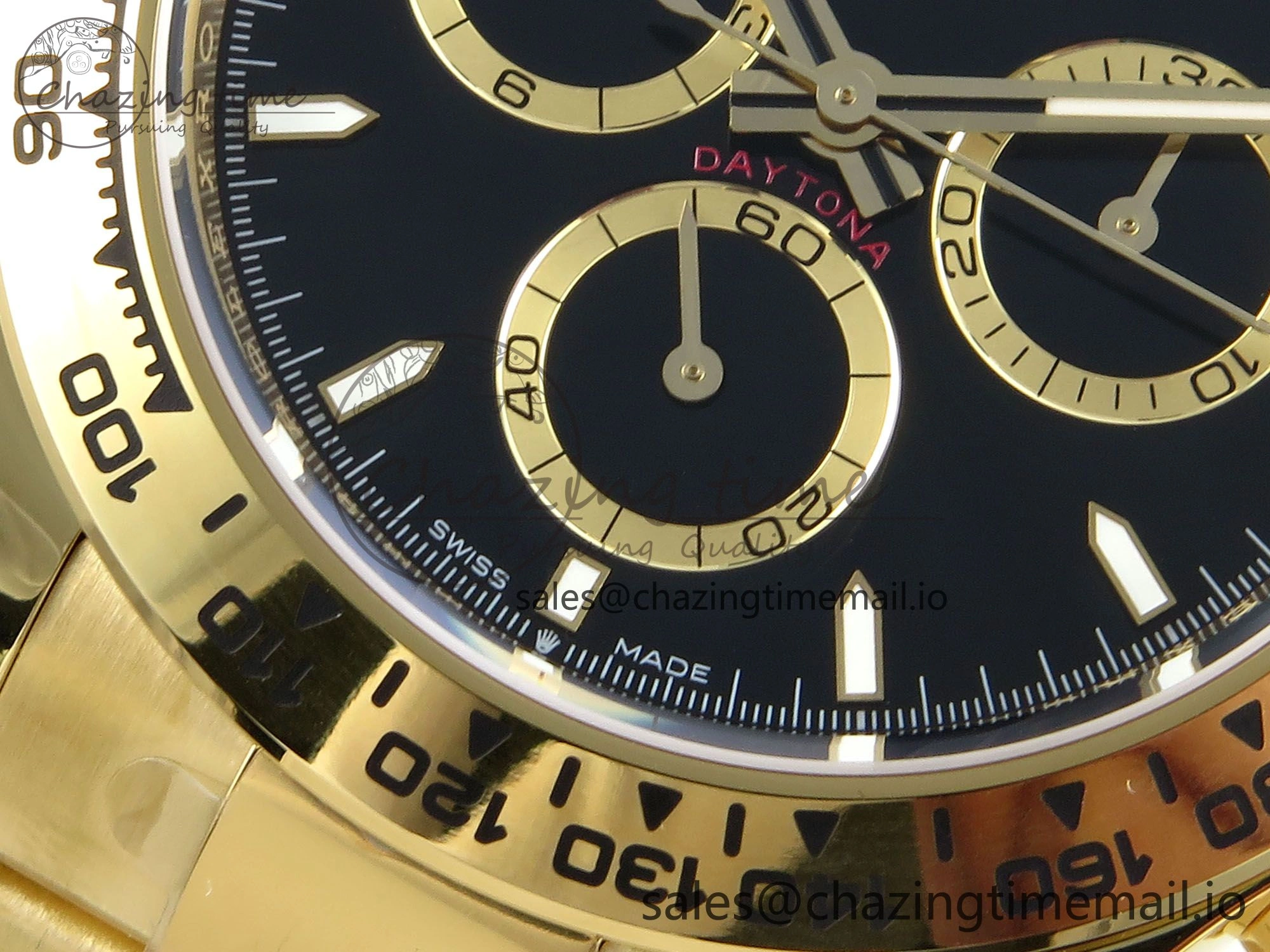 WellDesigned Daytona 126508 APSF 1:1 Best Edition Black Dial on YG Braclet SH 742