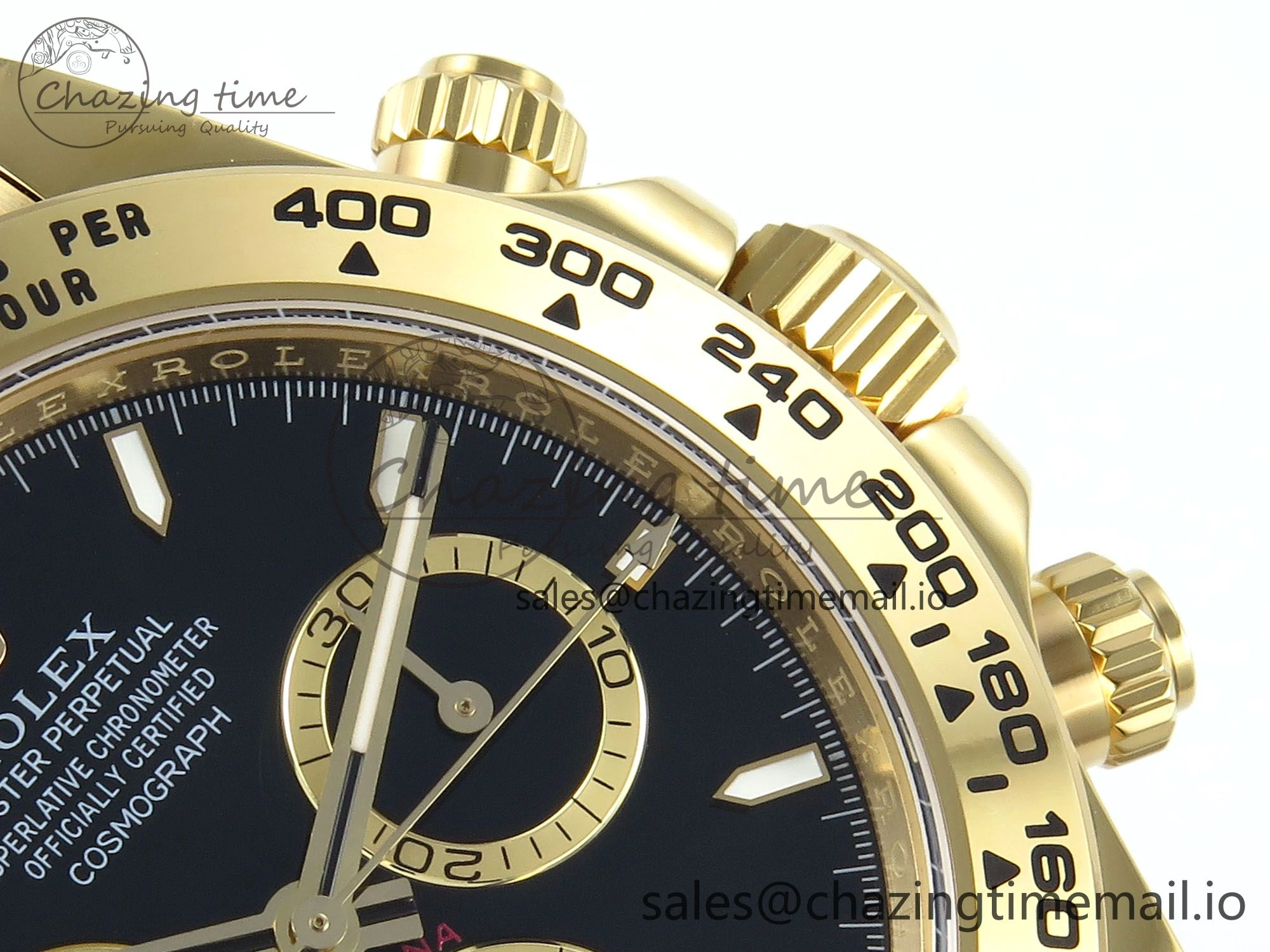 WellDesigned Daytona 126508 APSF 1:1 Best Edition Black Dial on YG Braclet SH 742