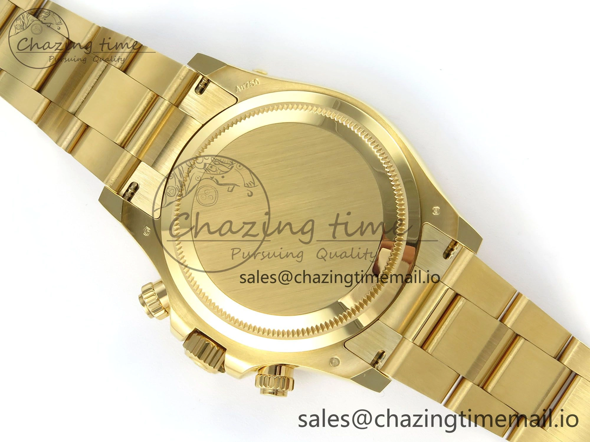 Affordable Daytona 126508 APSF 1:1 Best Edition Black YG Diamonds Dial on YG Braclet SH 741